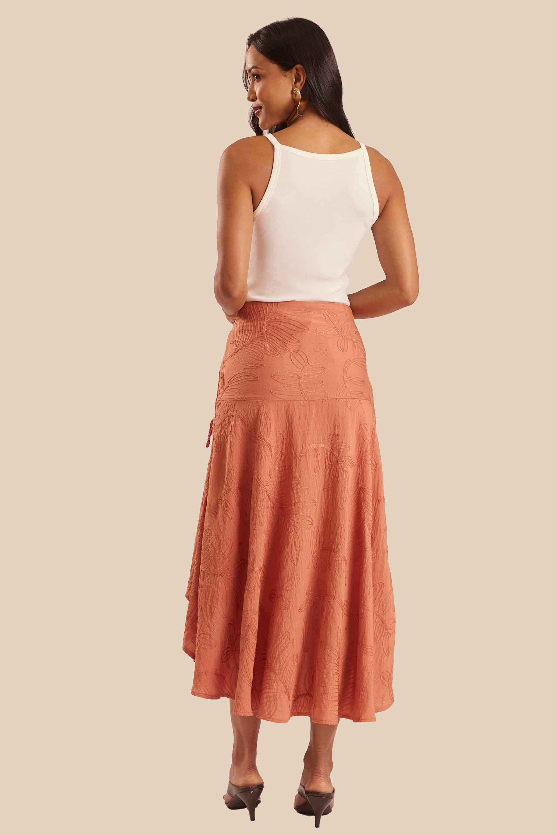 Blusa de Alça Canelada Decote U Miragem - Doce Trama