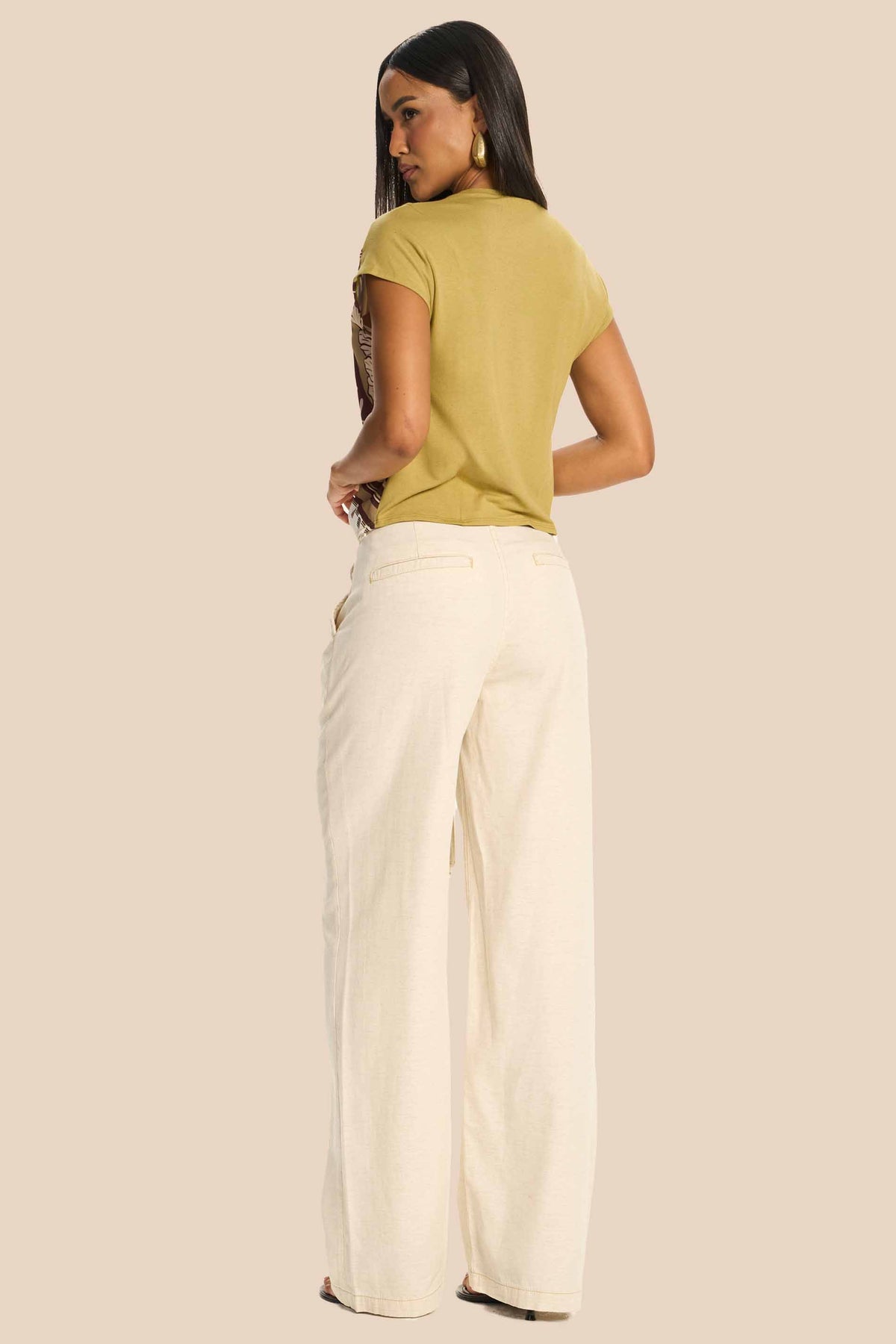 Blusa Reta Viscolinho Estampa Localizada Miragem- Doce Trama
