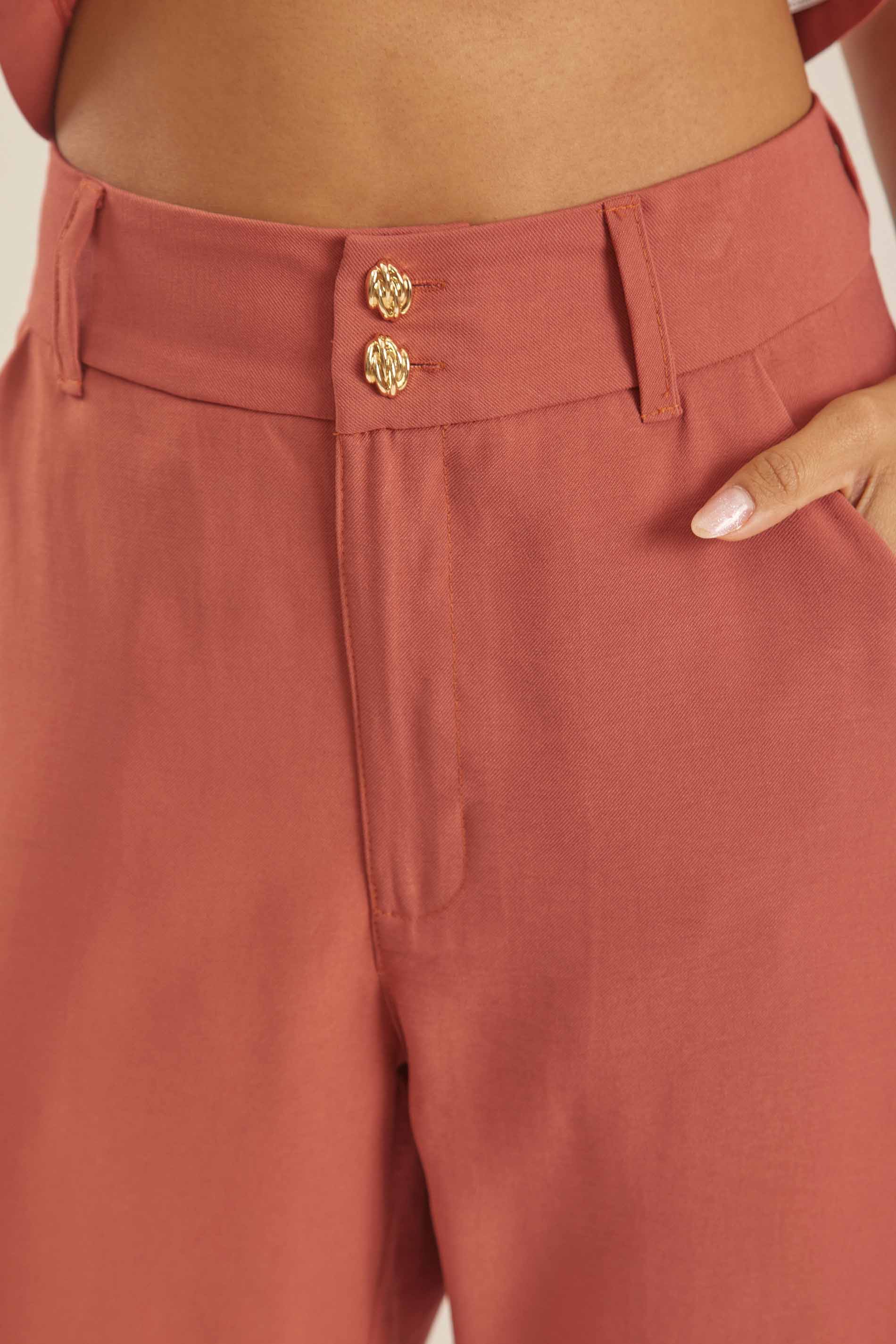 Calça Ballon em Sarja Alfaiataria Duna - Doce Trama