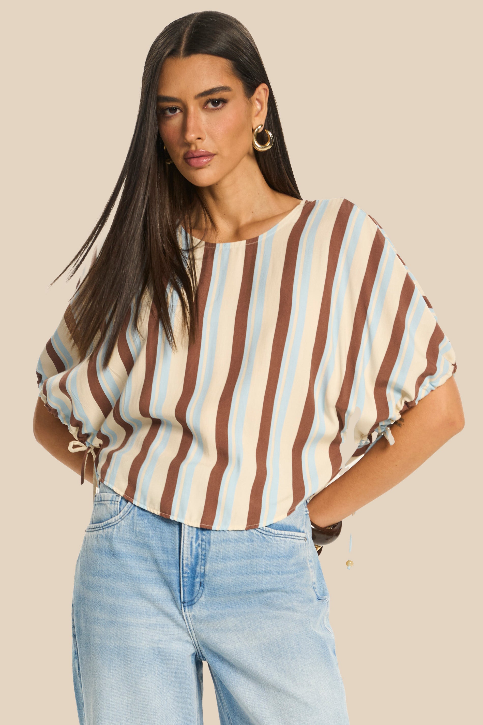 Blusa Feminina Oversized em Viscose Miragem - Doce Trama