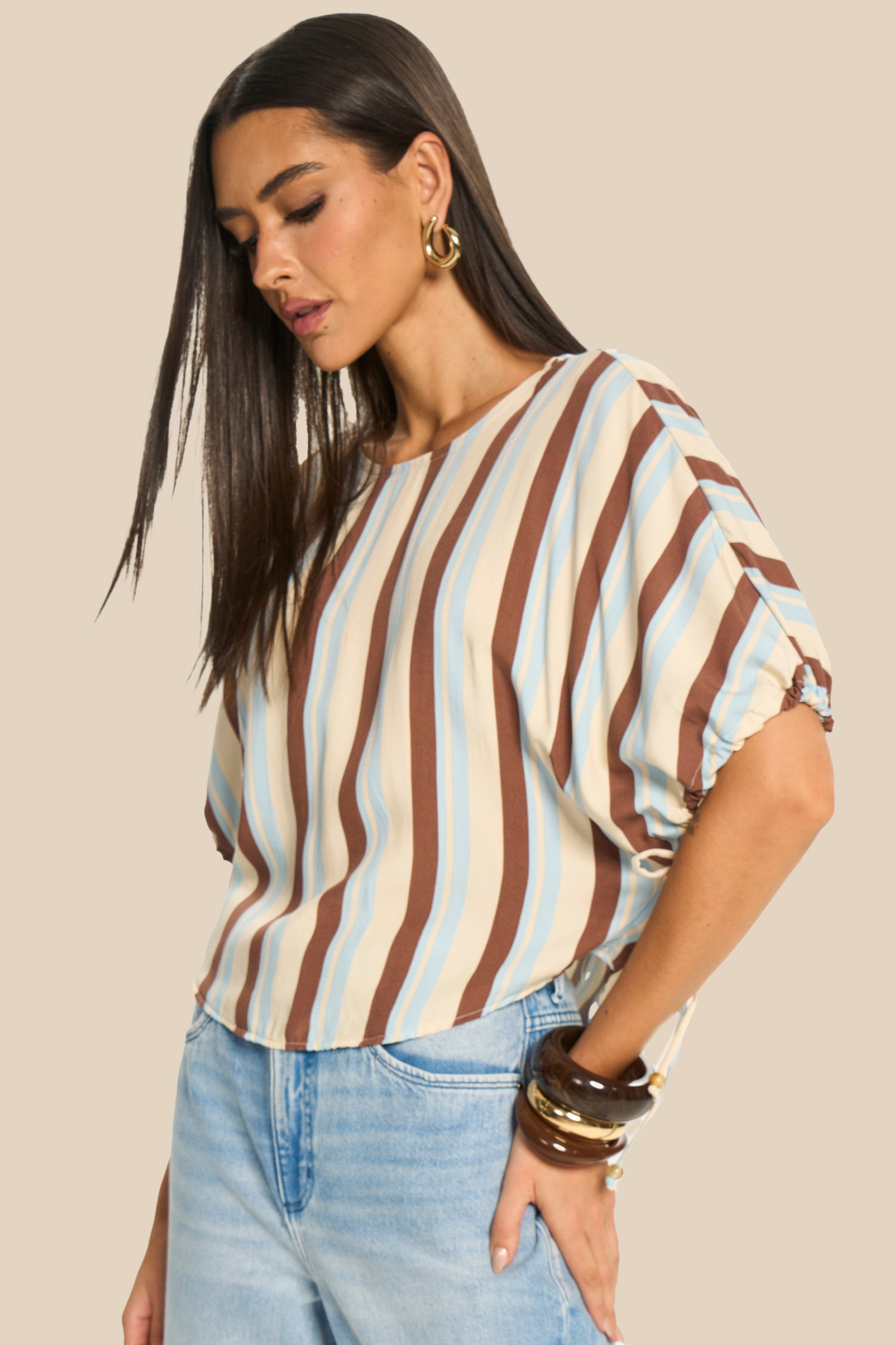 Blusa Feminina Oversized em Viscose Miragem - Doce Trama