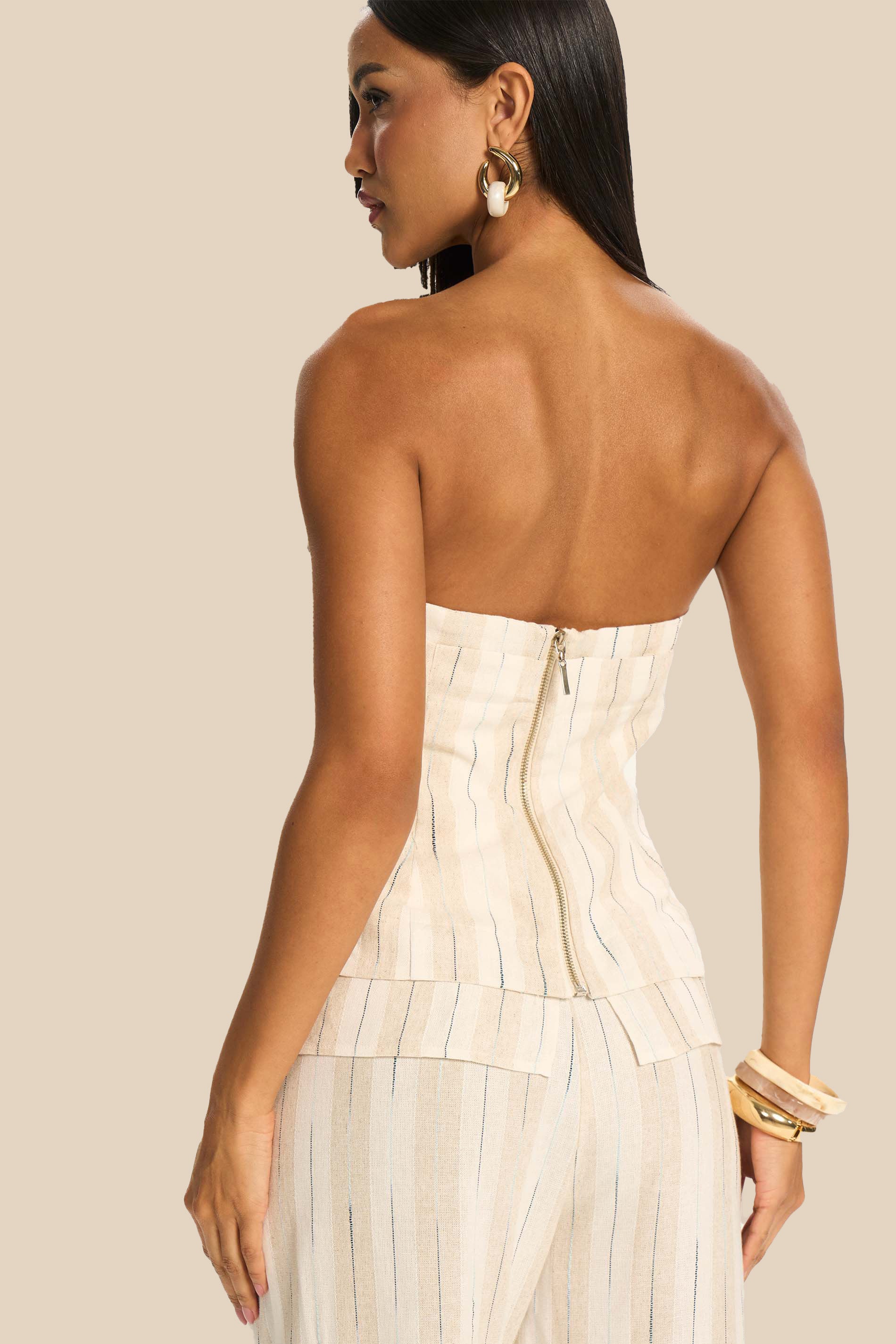 Blusa Feminina Tomara Que Caia em Linho Miragem - Doce Trama