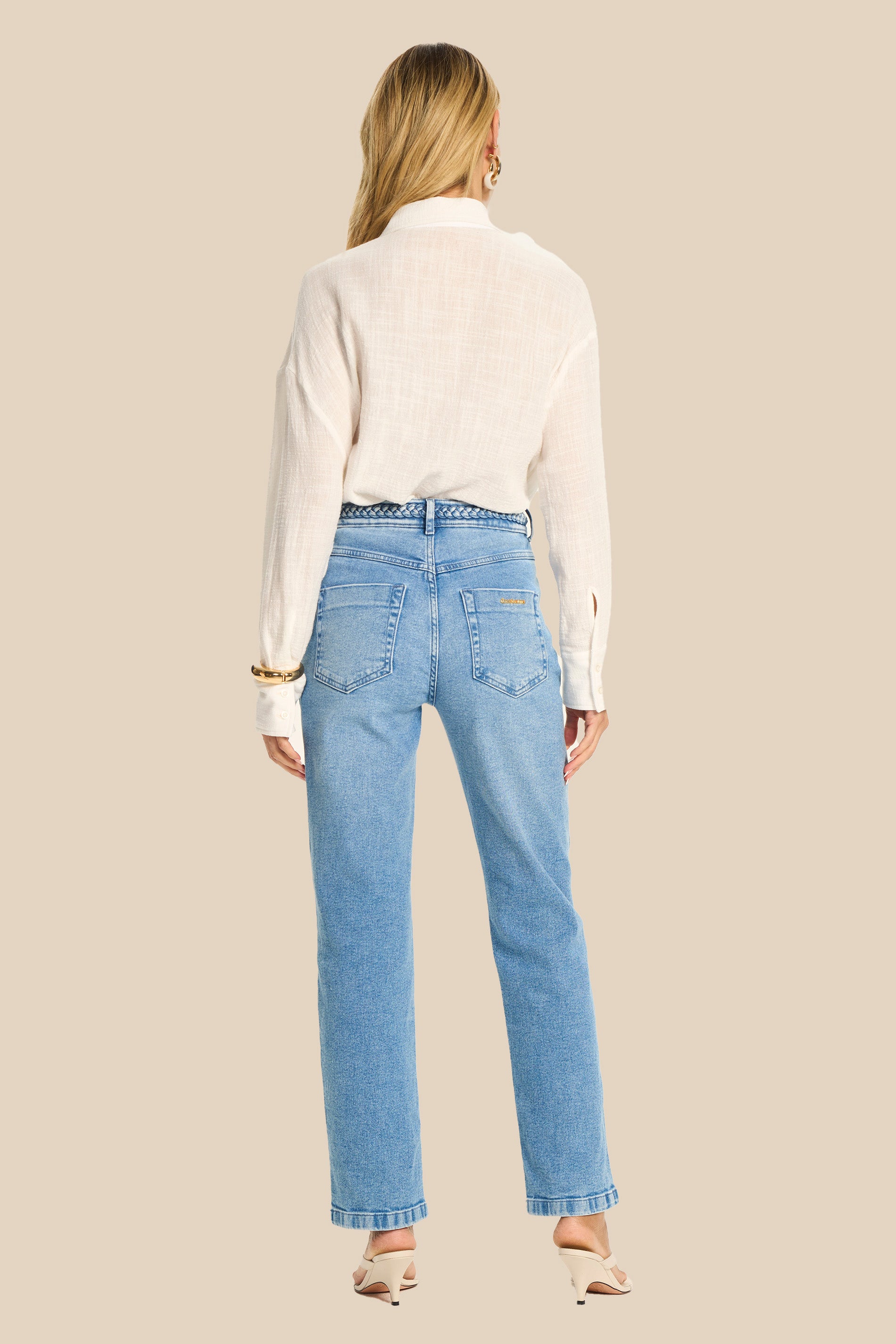 Camisa Oversized em Algodão Texturizado Miragem - Doce Trama