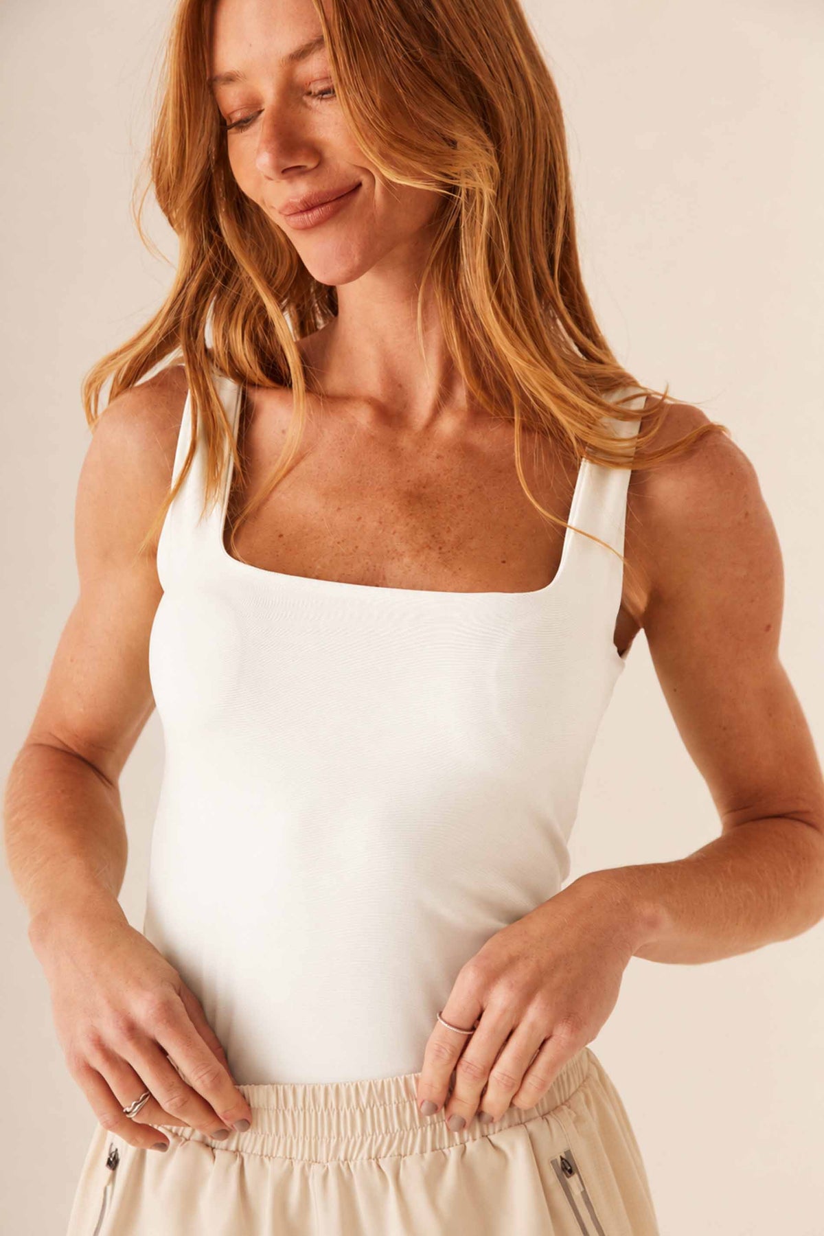 Blusa Feminina Justa Decote Quadrado Flow - Doce Trama