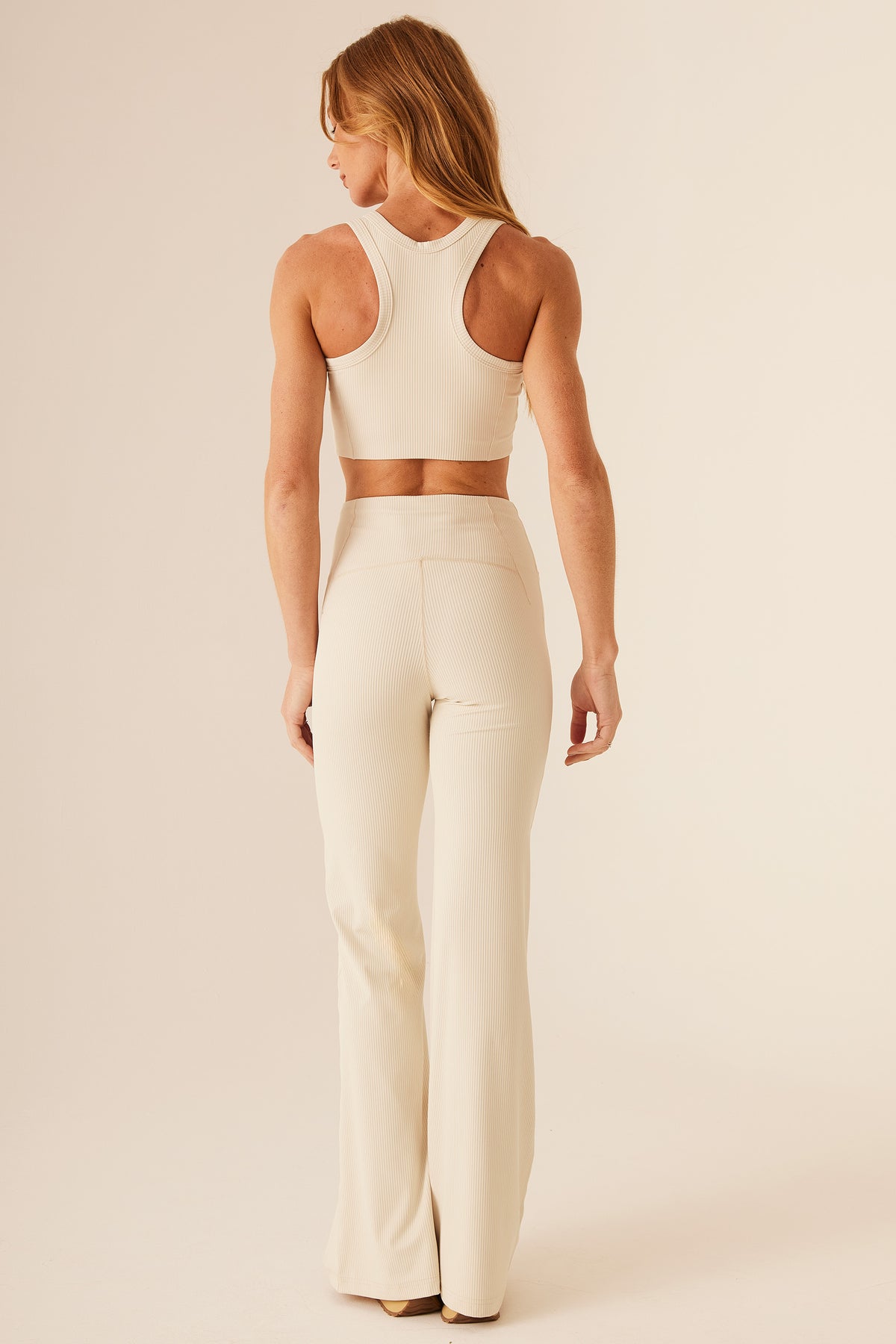 Top Cropped Regata Ribana Canelada Flow - Doce Trama