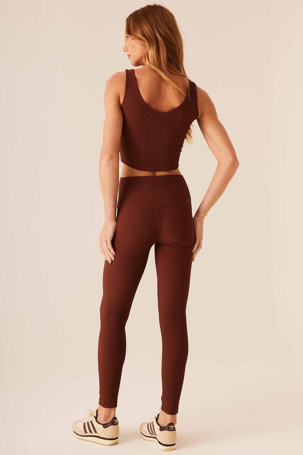 Calça Legging Canelada Malha Poliamida Flow - Doce Trama