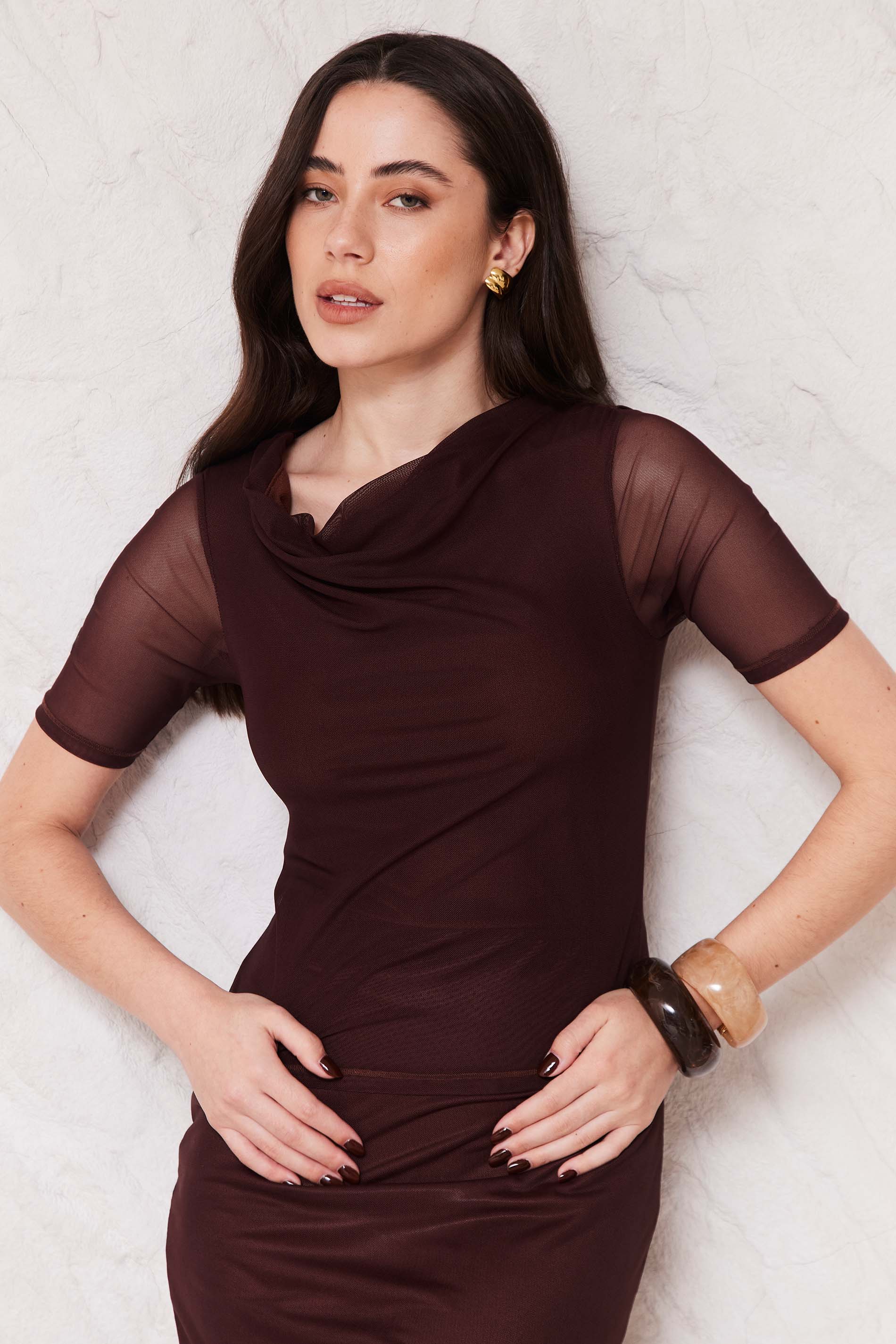 Blusa Feminina Manga Curta Degagê Sunset- Doce Trama