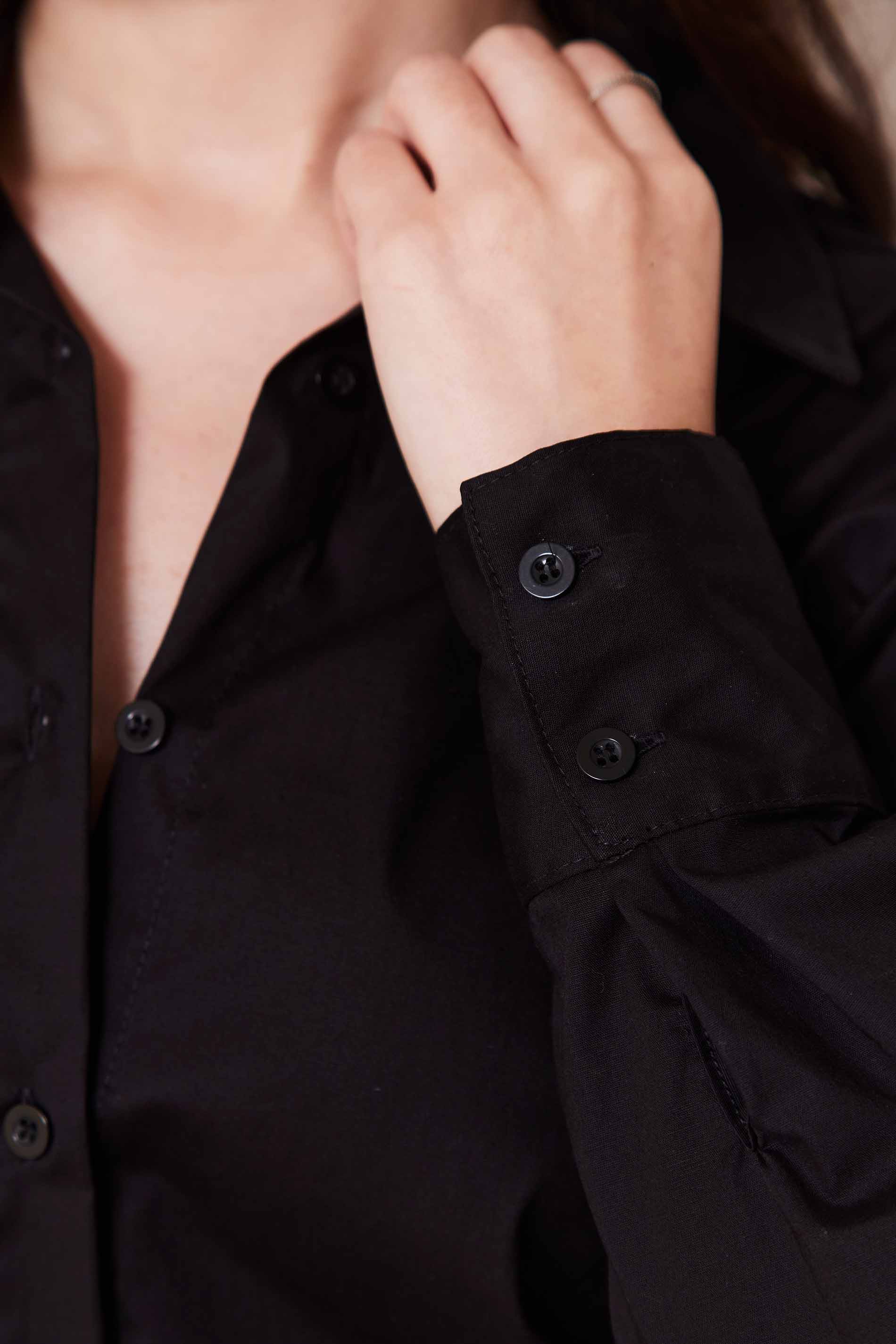 Camisa Feminina Manga Longa em Tricoline Sunset - Doce Trama