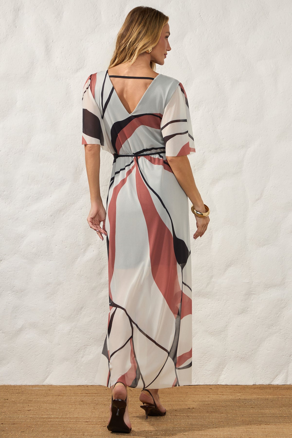 Vestido Longo Assimétrico em Tule Resort - Doce Trama