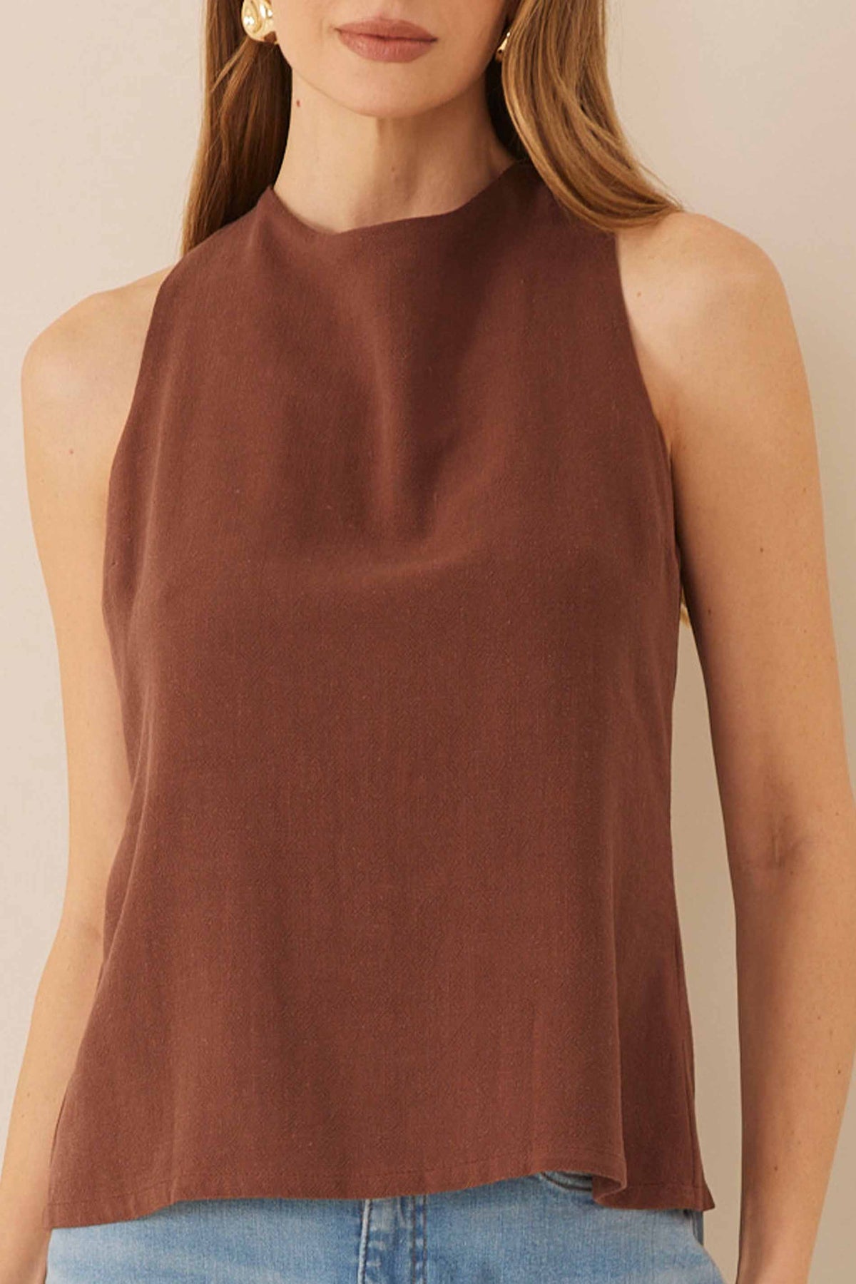 Blusa Feminina Reta em Viscose Linho Resort - Doce Trama