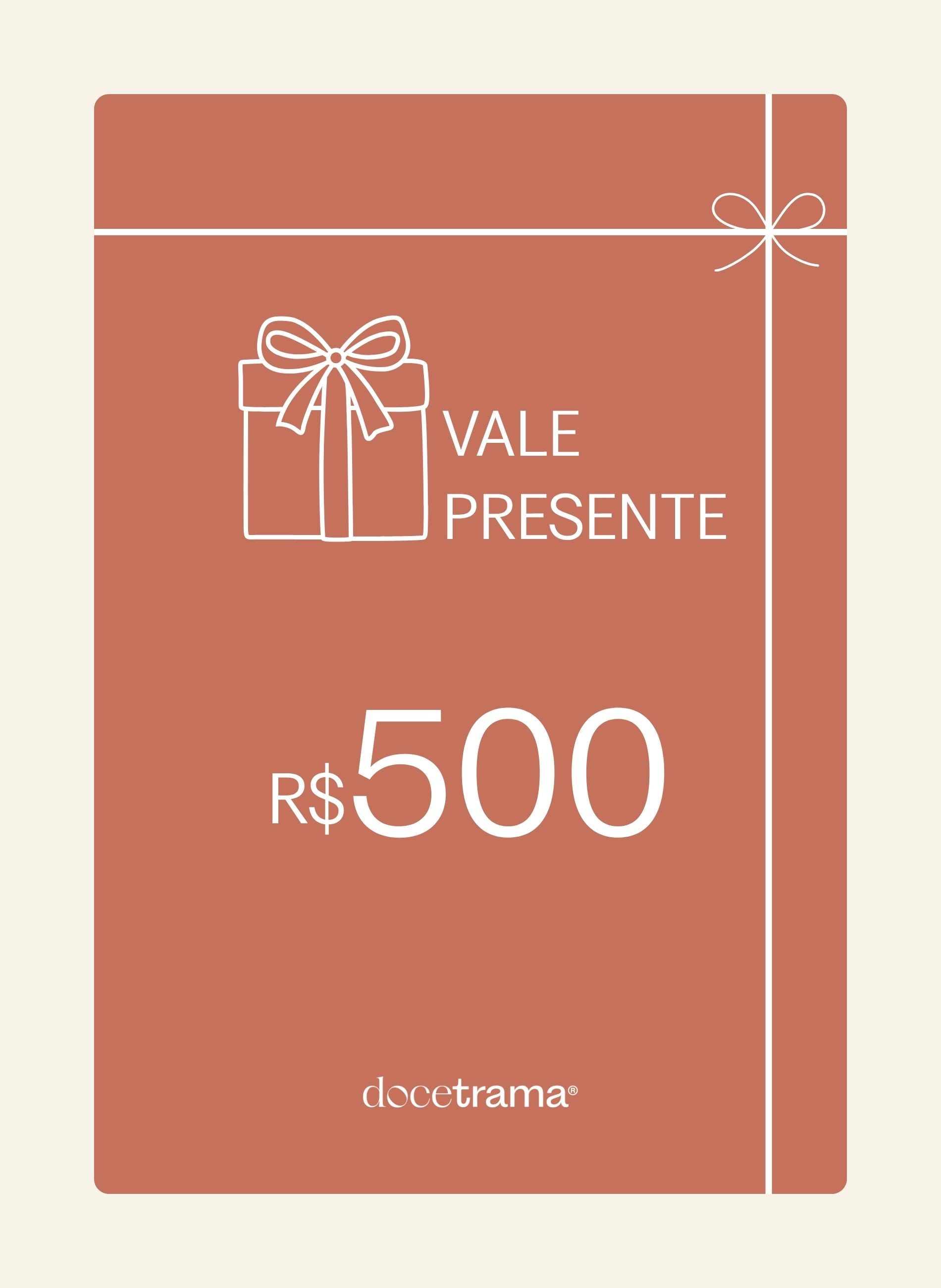 Cartão Presente 500