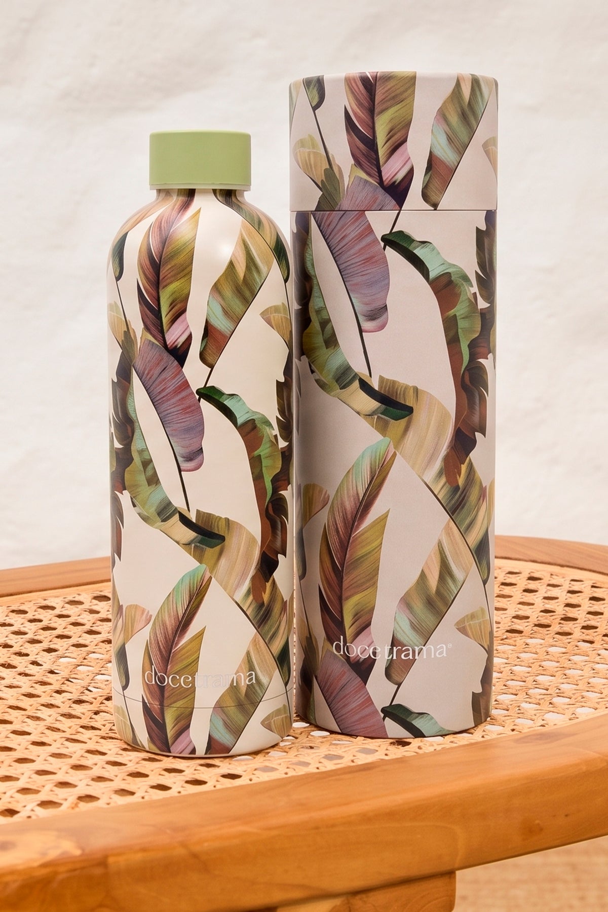 Garrafa Térmica Estampada Floral Tropical - Doce Trama