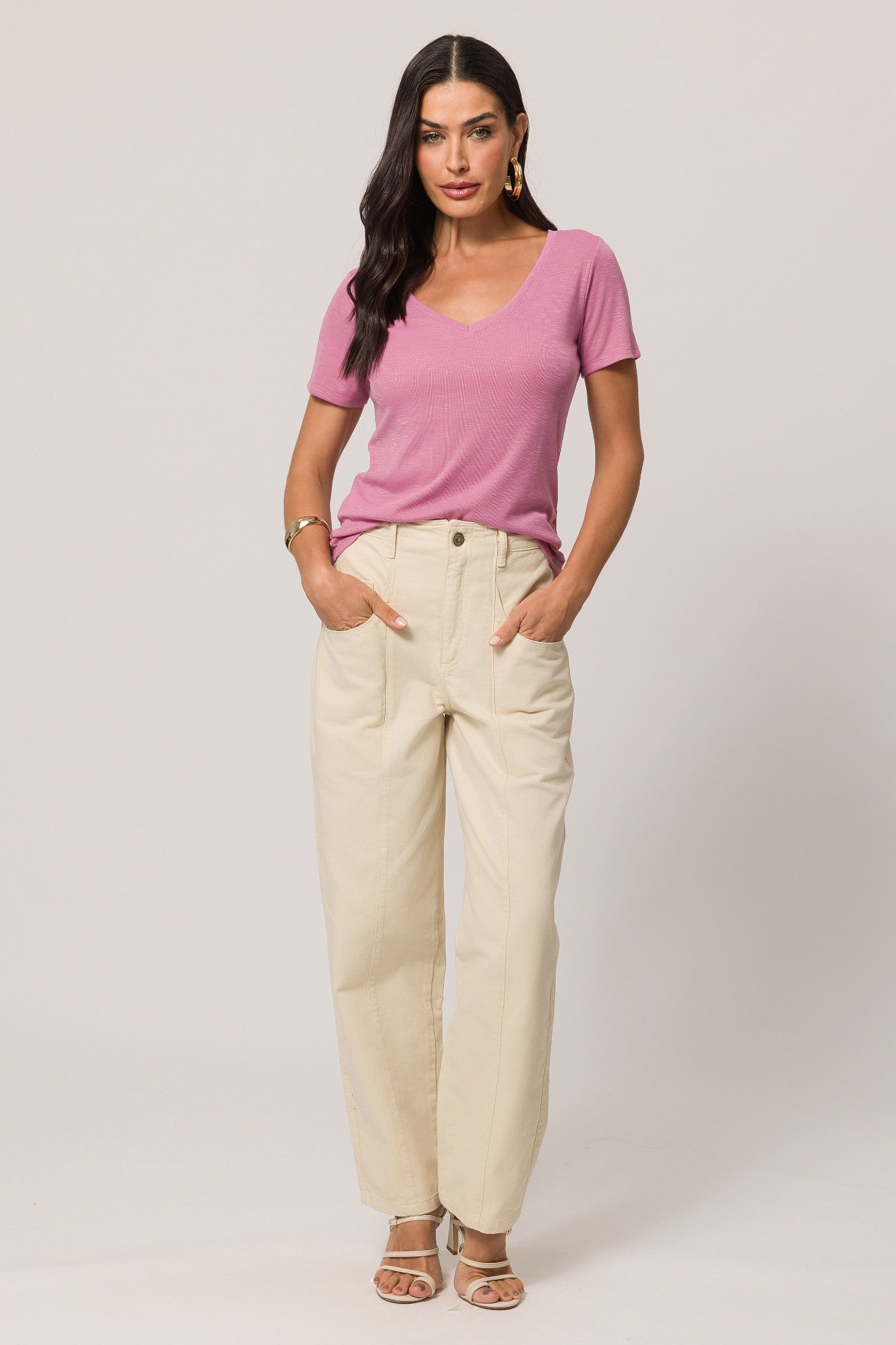 Blusa Soft Garden em Tricot Flamê