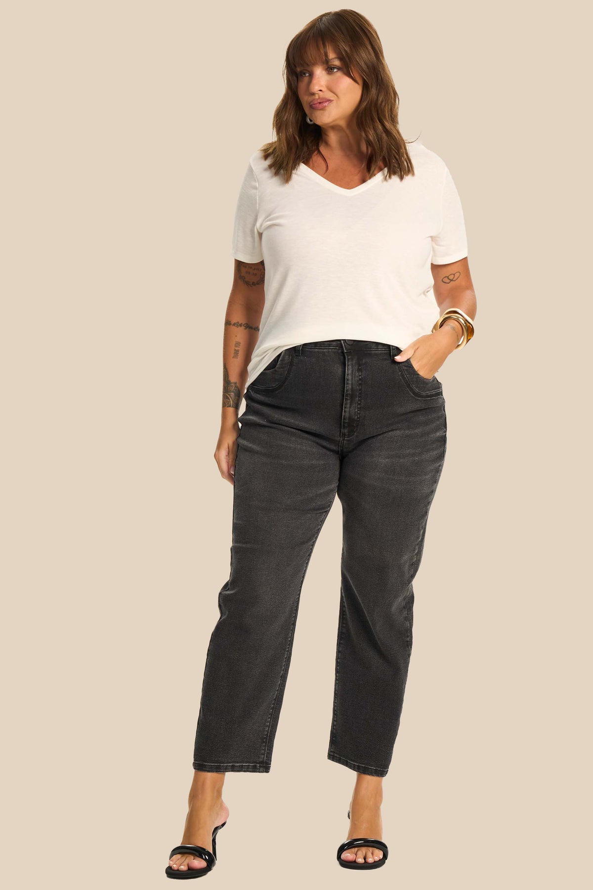 Blusa Reta Tricot Flamê com Decote em V Miragem - Doce Trama