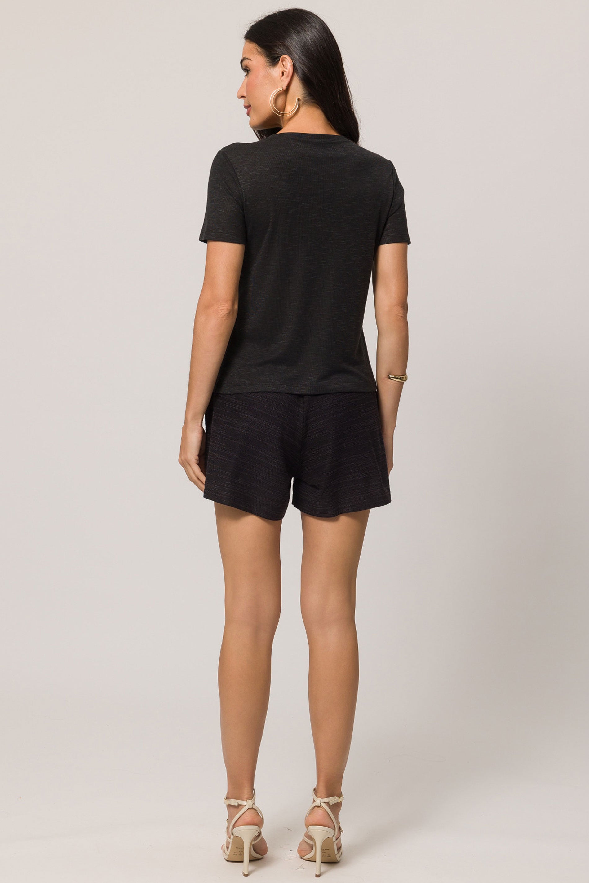 T-shirt Soft Garden em Tricot Flamê