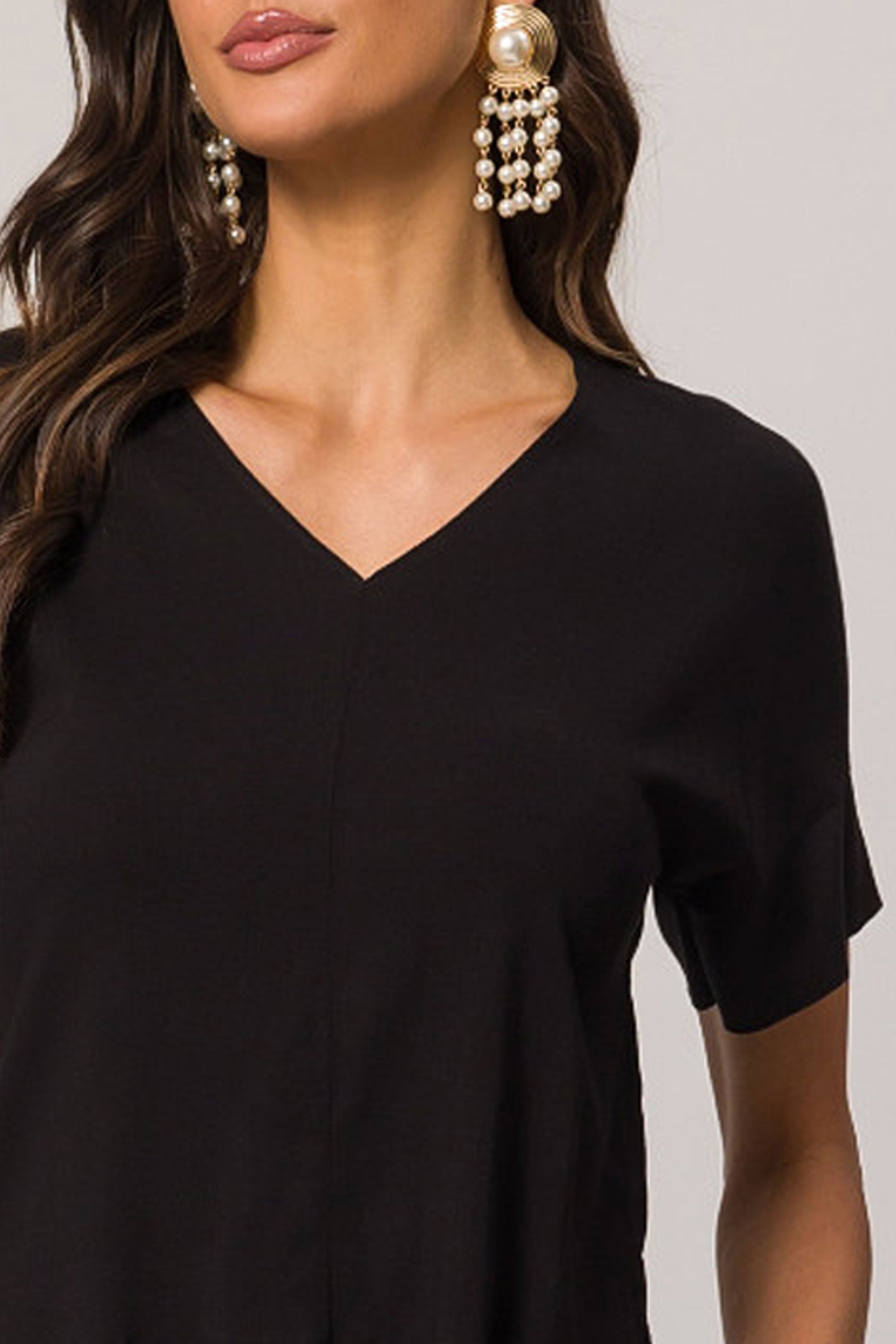 Blusa Soft Garden com Decote V