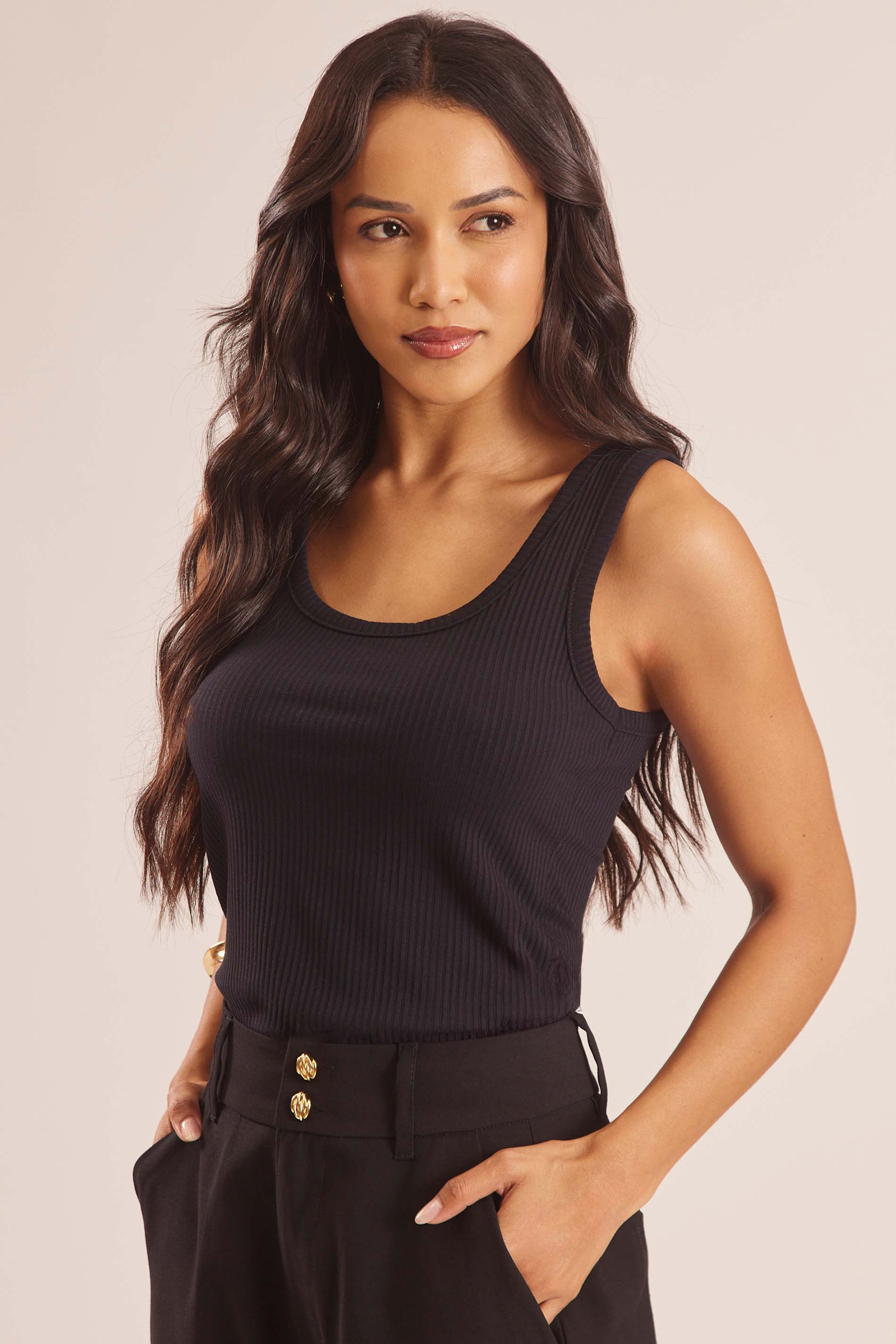Blusa de Alça Canelada Miragem - Doce Trama