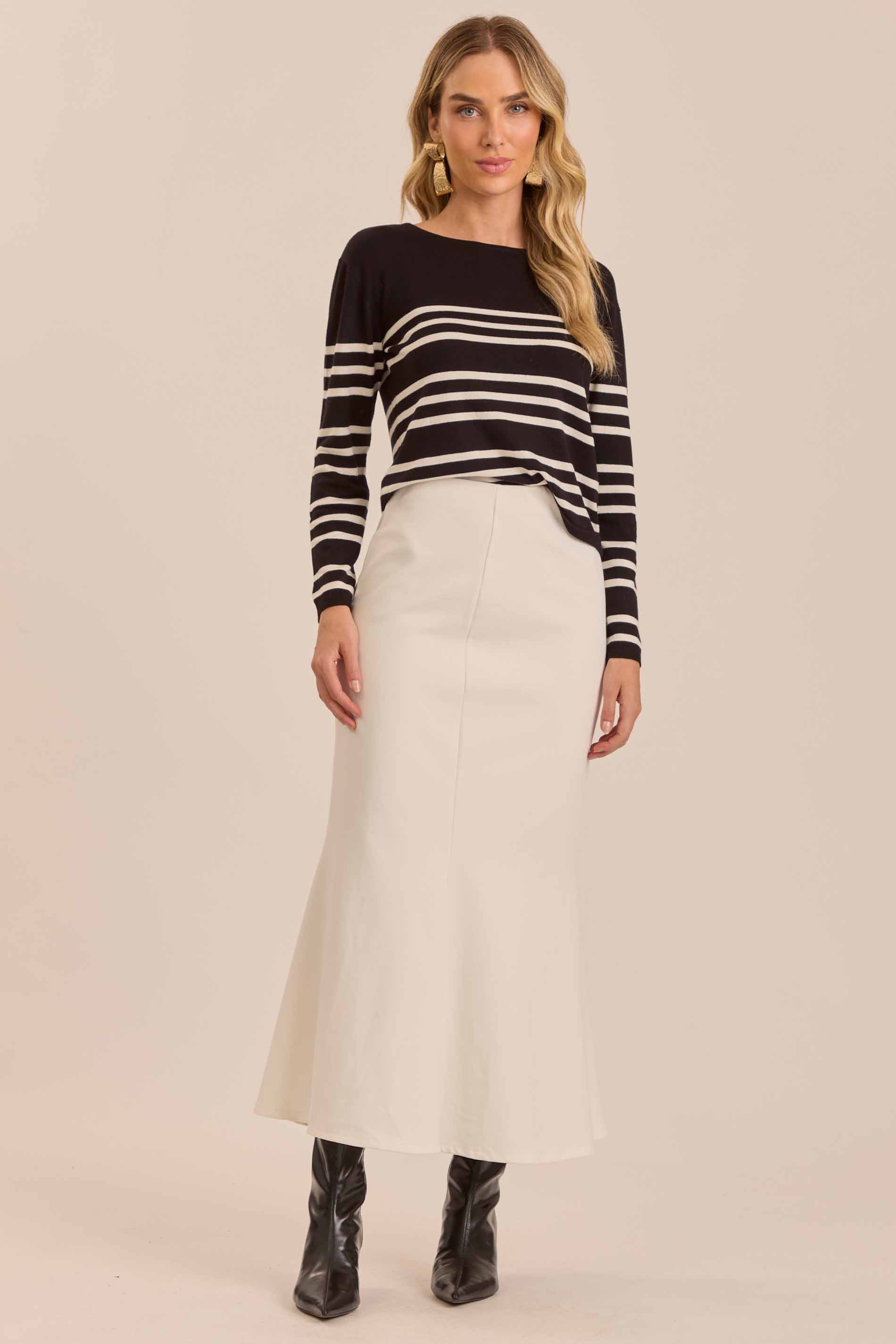 Suéter Retrô Glam em Tricot