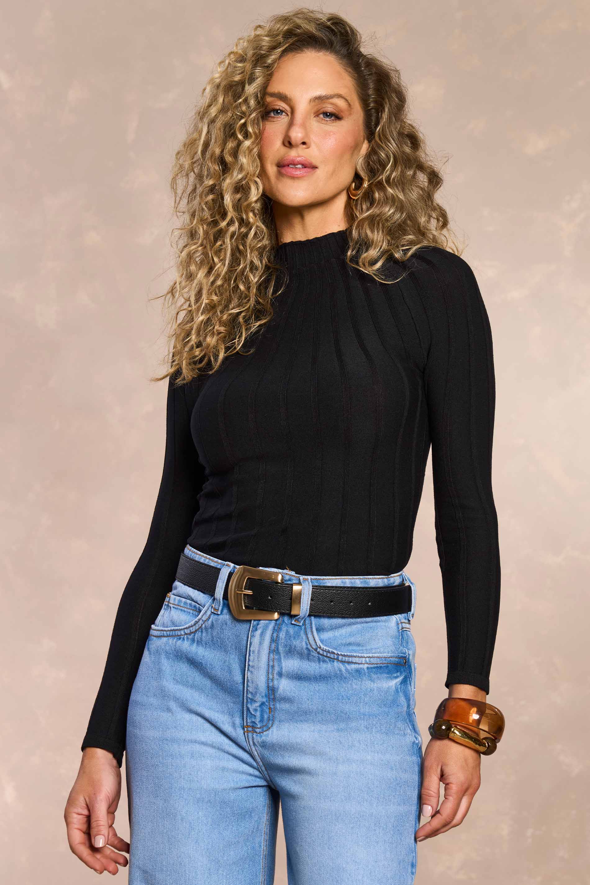 Blusa de Manga Longa Urban Desire Em Tricot