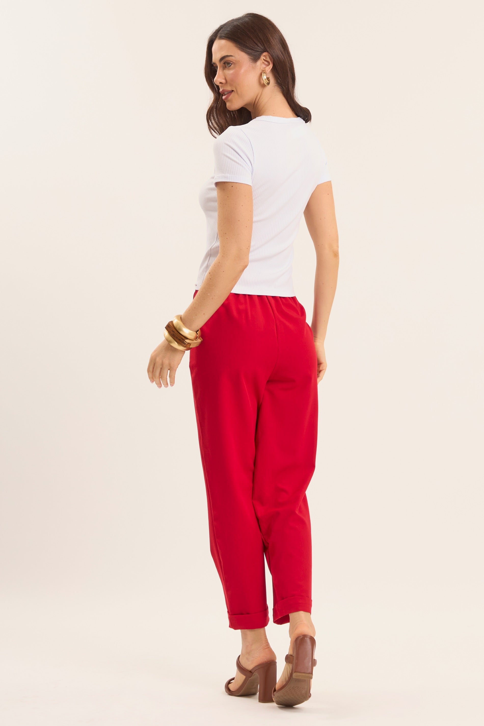 Blusa Oliva Canelada