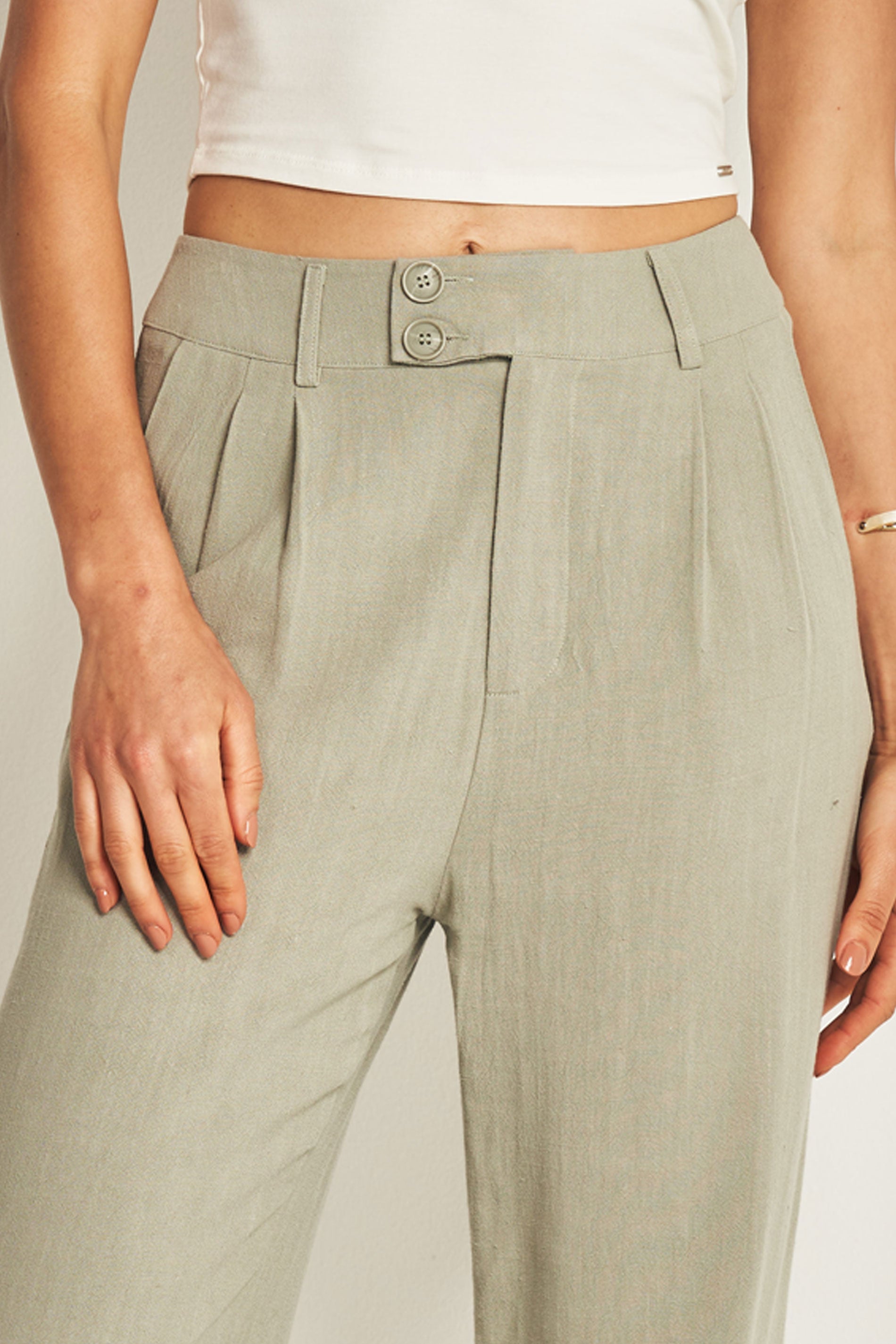 Calça de Tecido Flamê Viscolinho