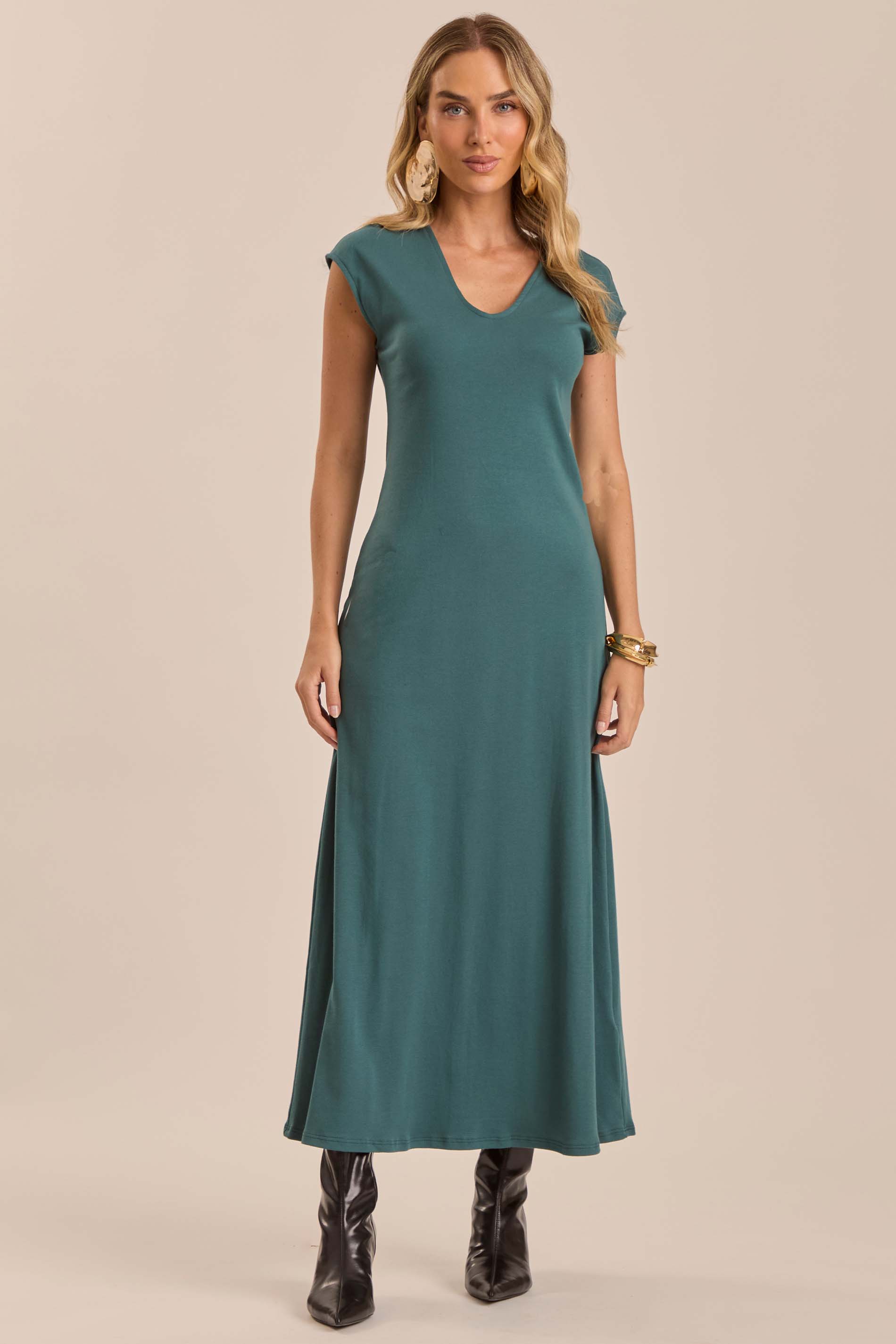 Vestido Longo Soft Garden