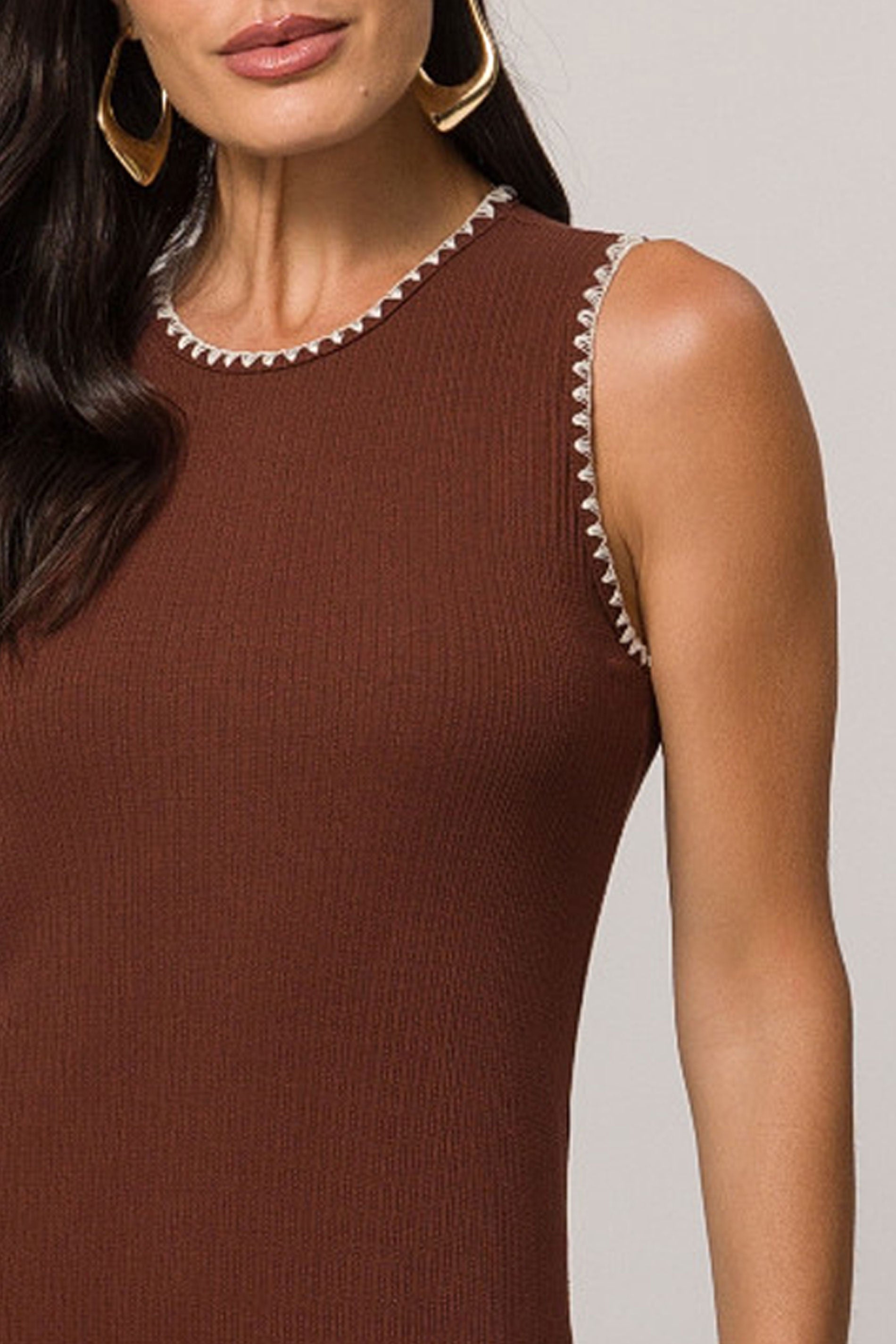 Vestido Midi Romantic Canelado