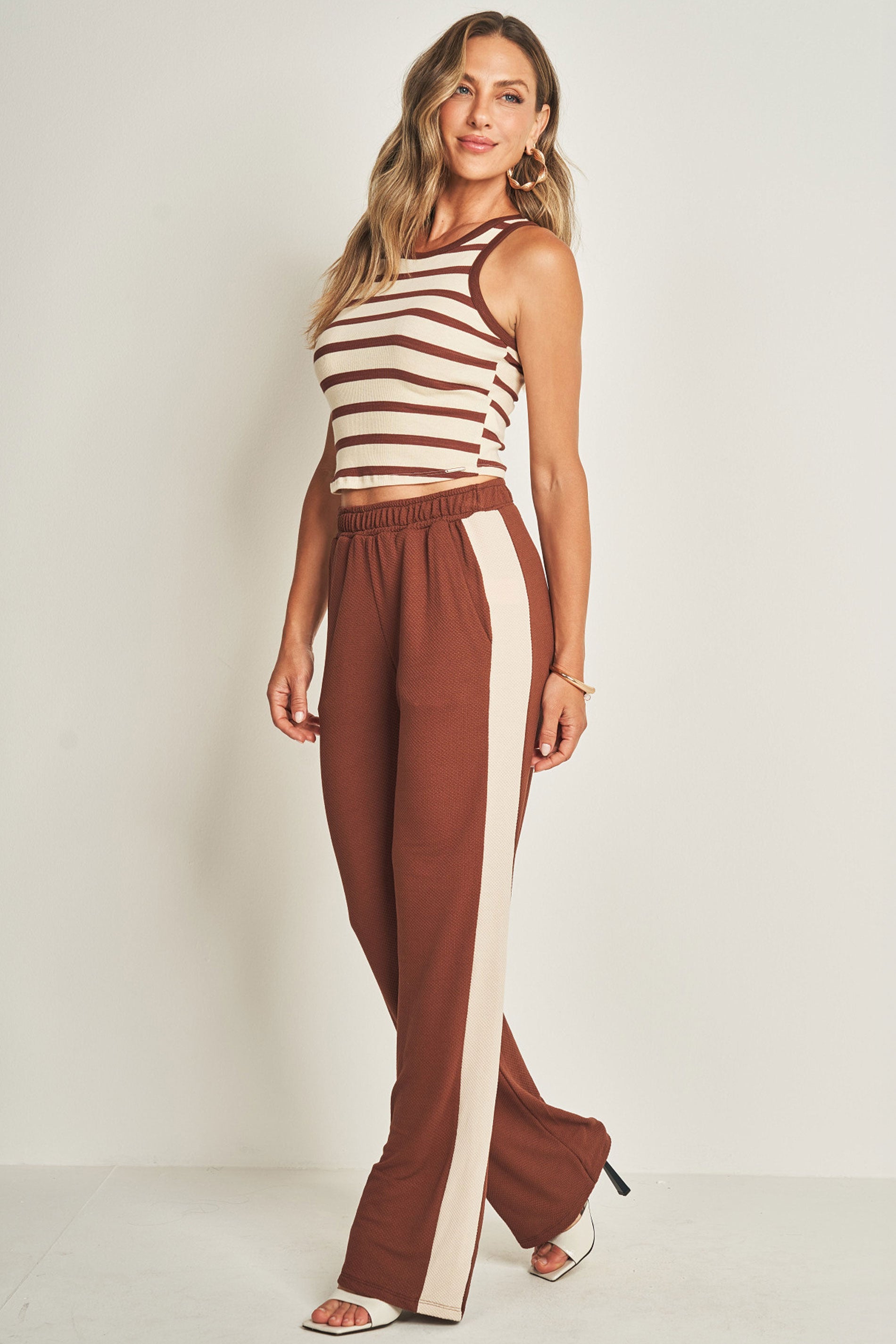 Calça em malha New Favo com bolso faca