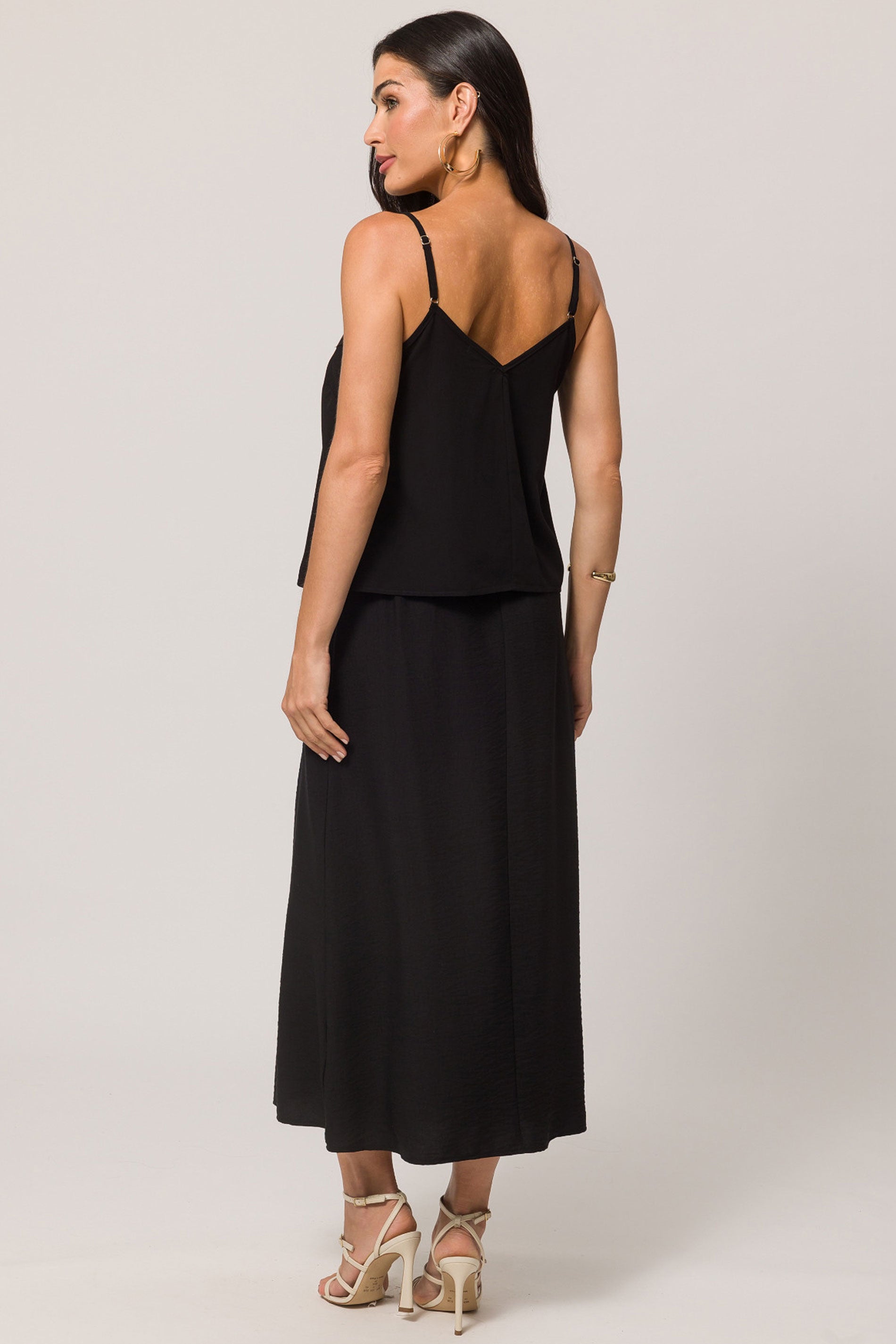 Blusa de Alça em Plano Viscose