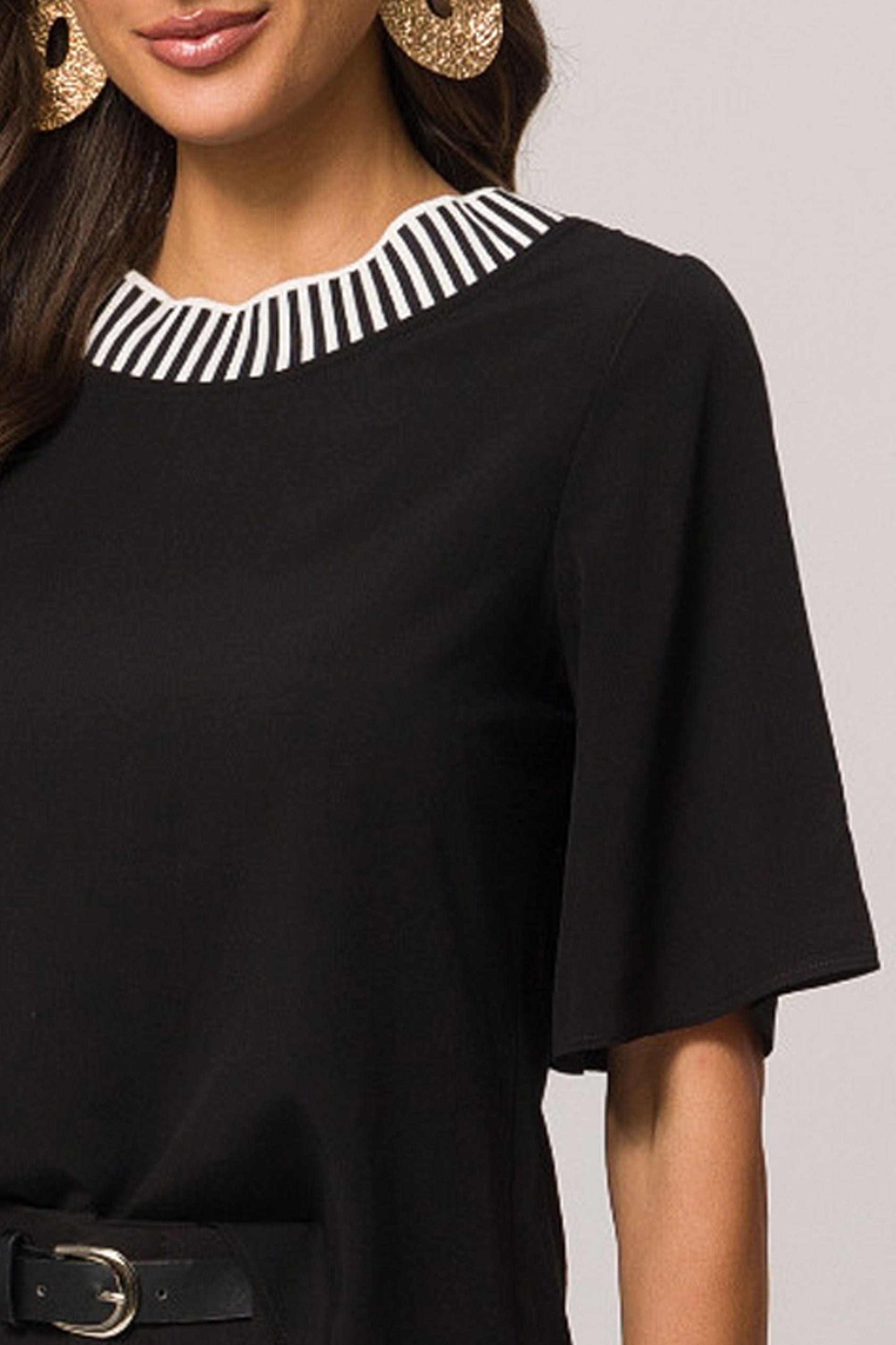 Blusa de Manga Curta em Plano Viscose