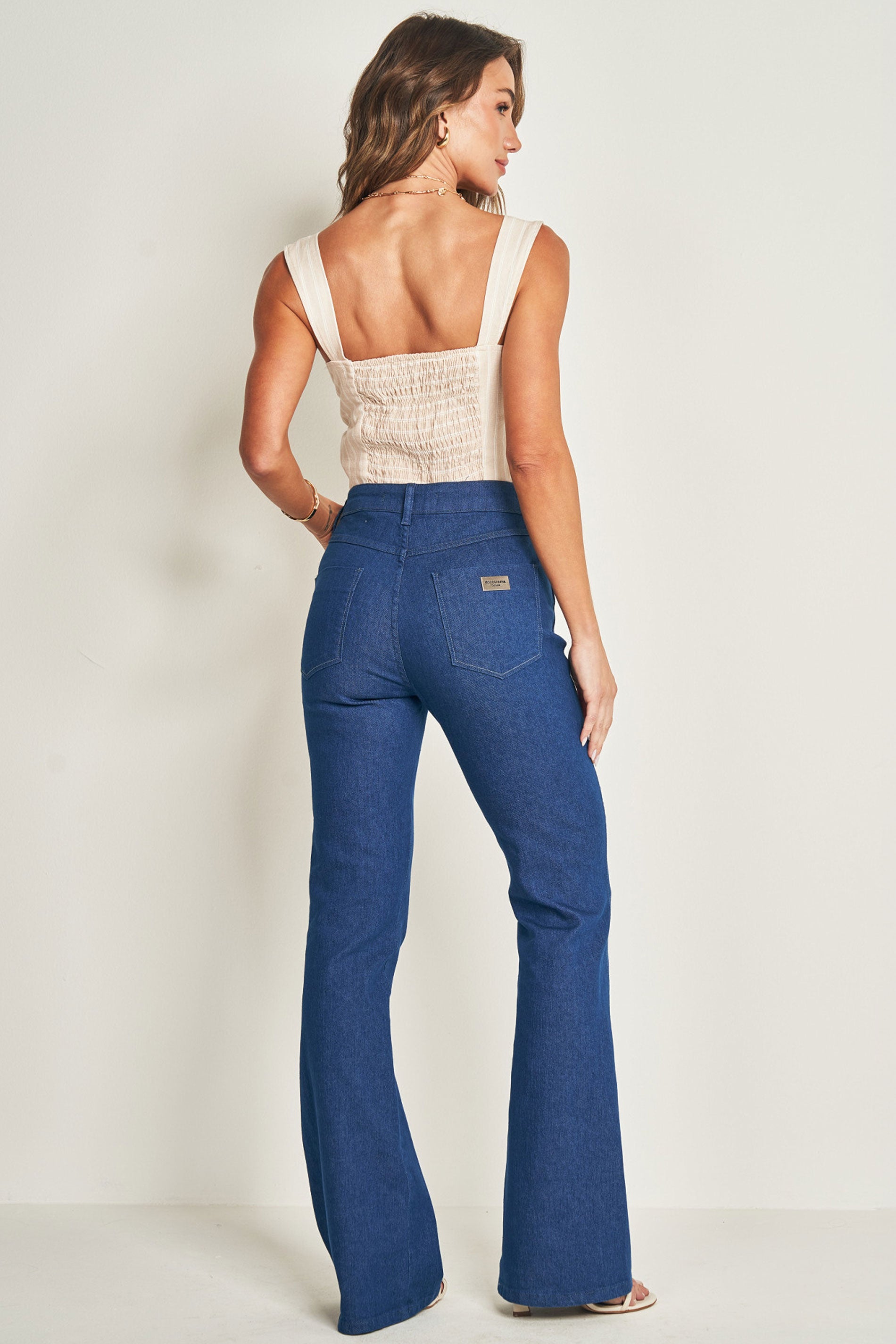 Blusa de Alça em Plano Linen