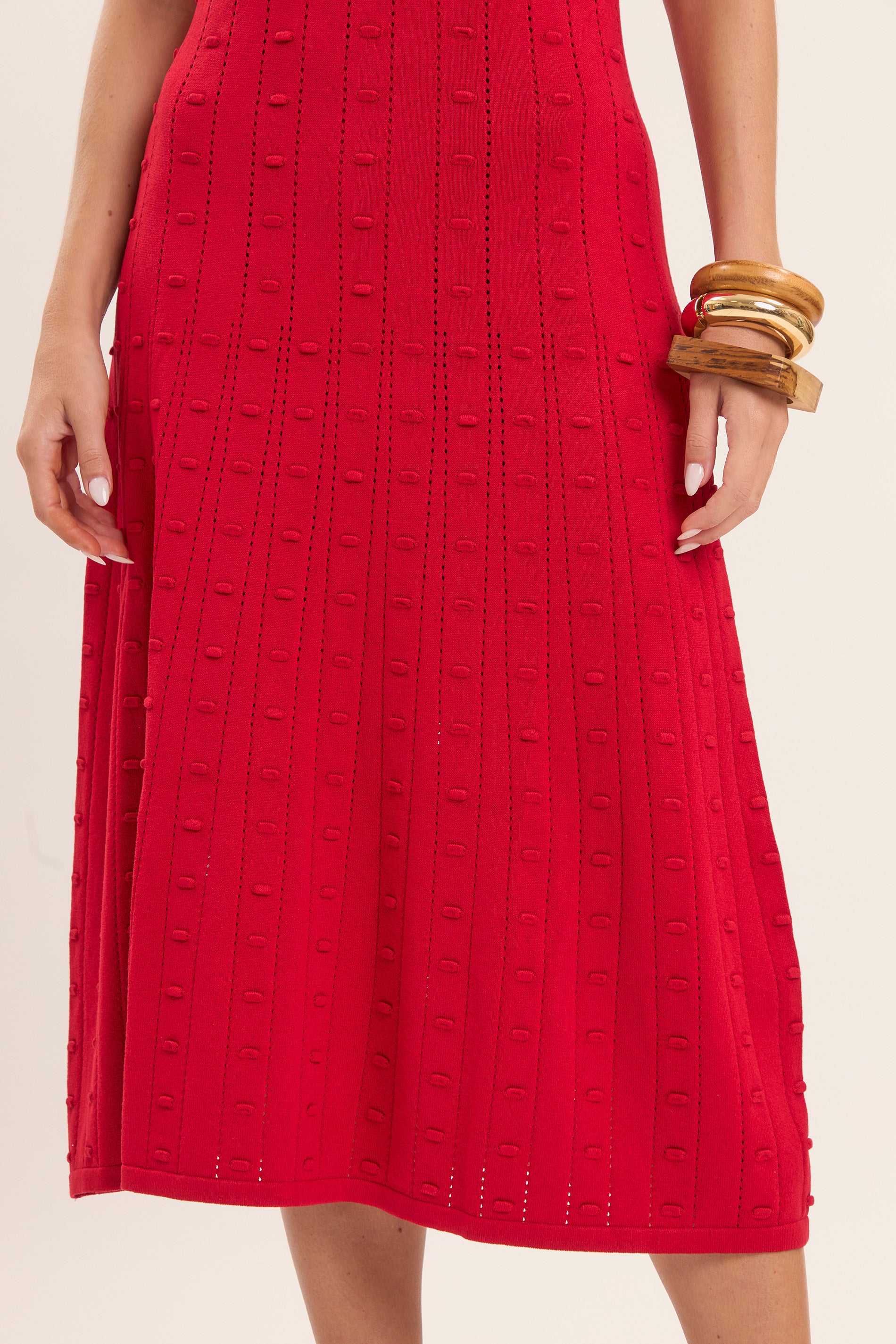 Vestido Midi Nature com Textura