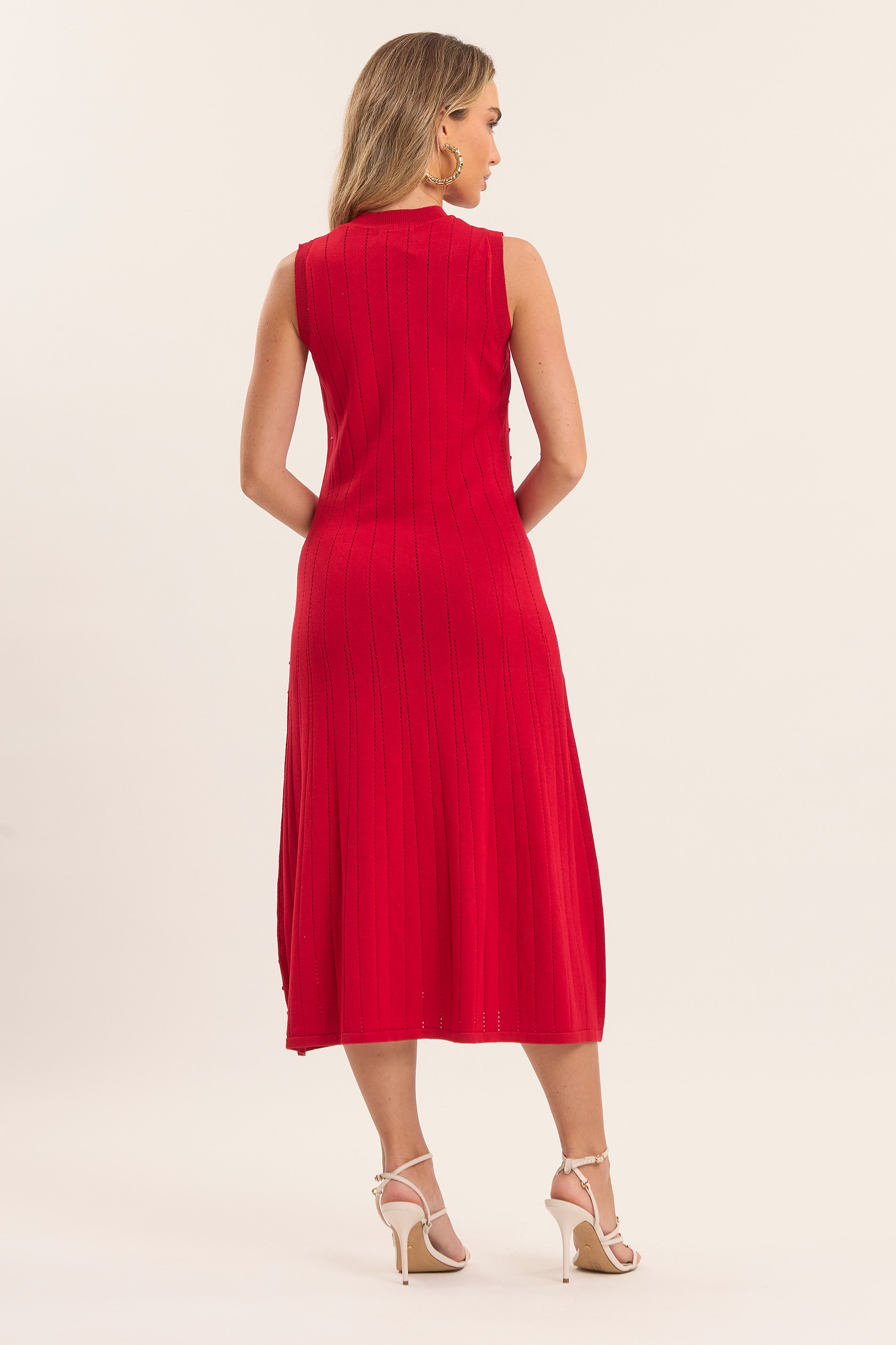 Vestido Midi Nature com Textura