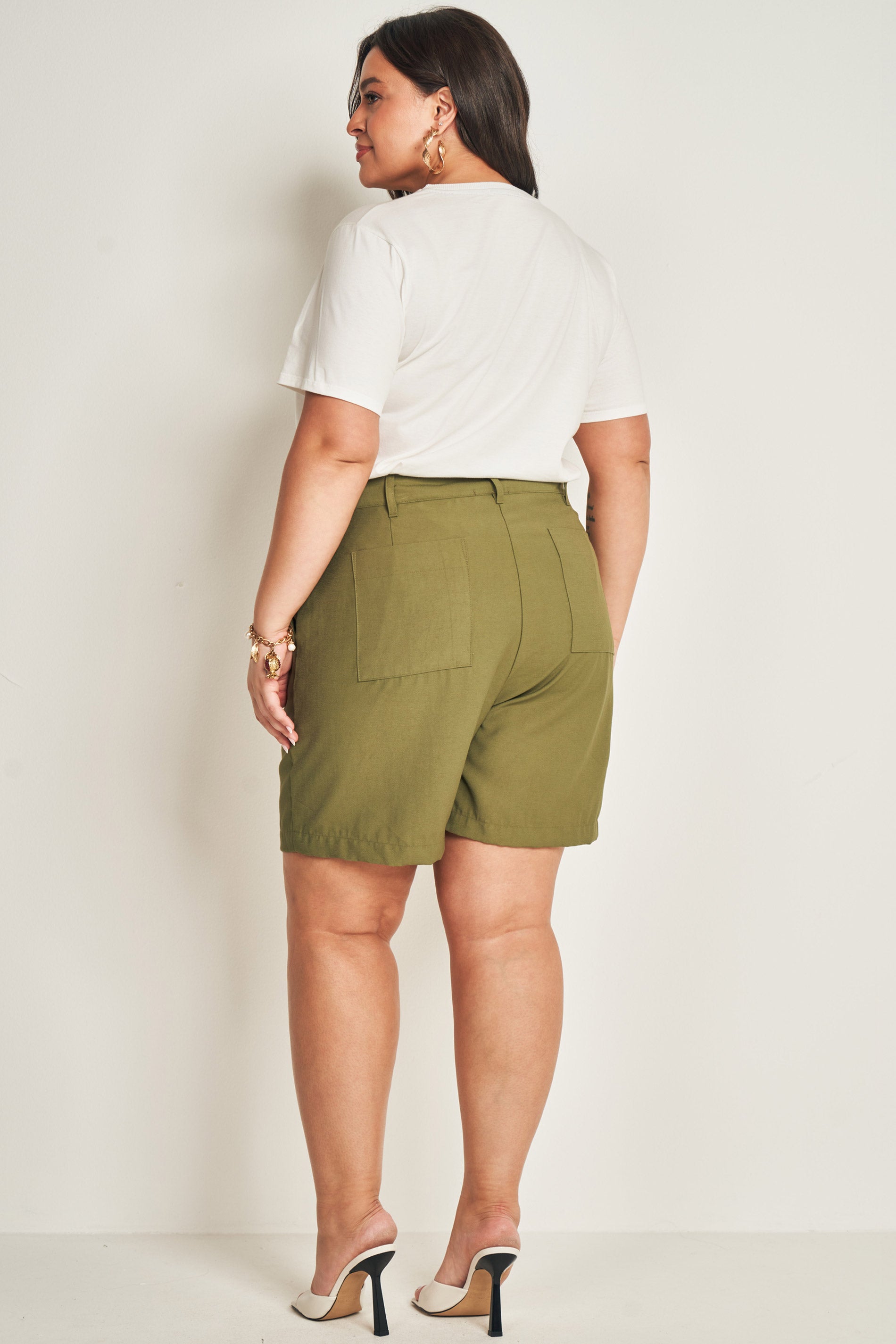 Bermuda em sarja sartorial