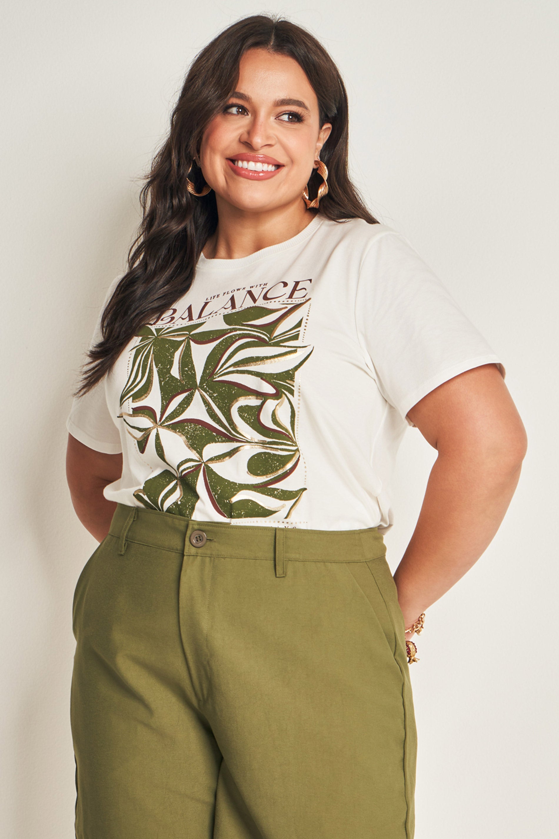 T-shirt com ilustração em meia malha