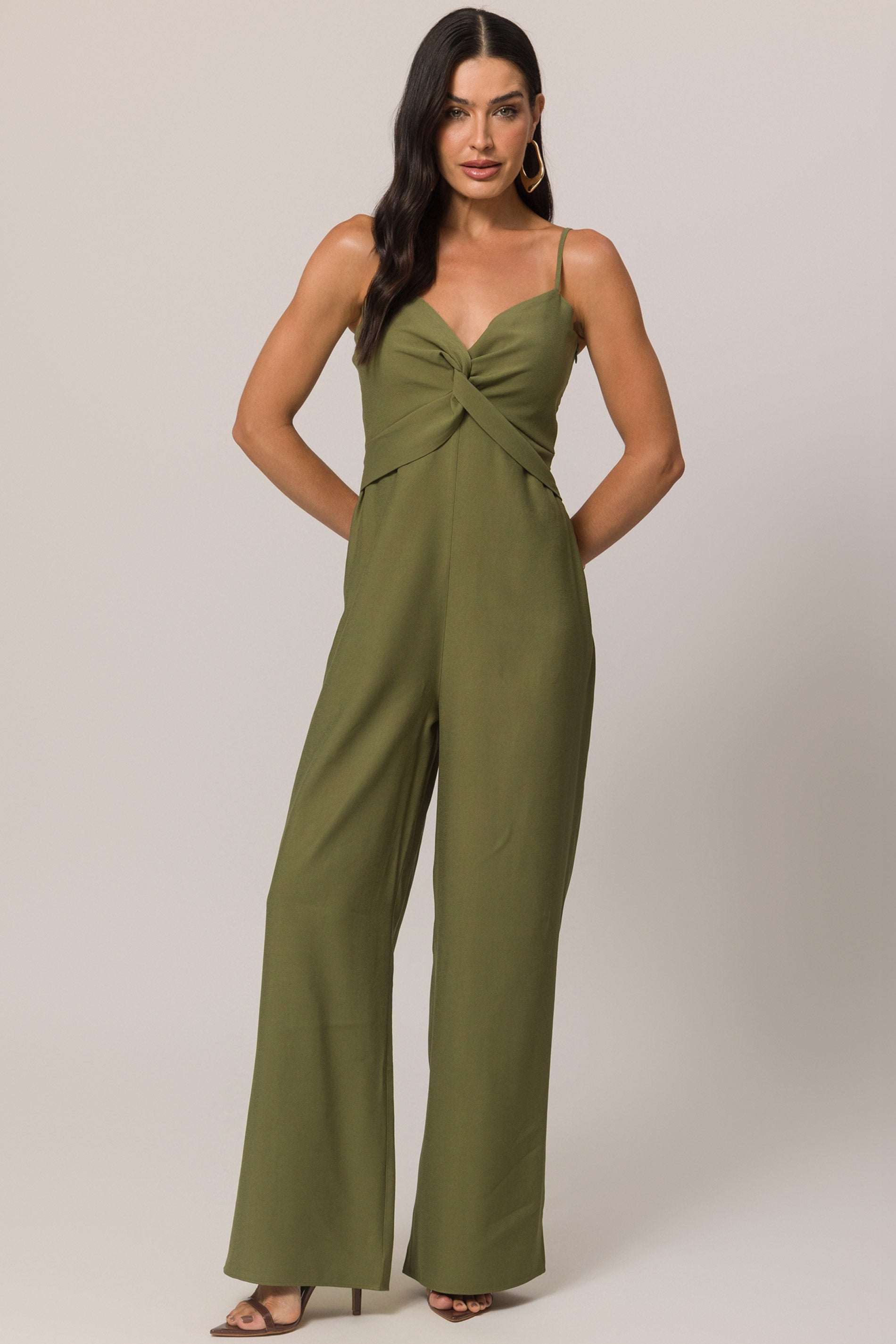 Macacão de alça com amarração