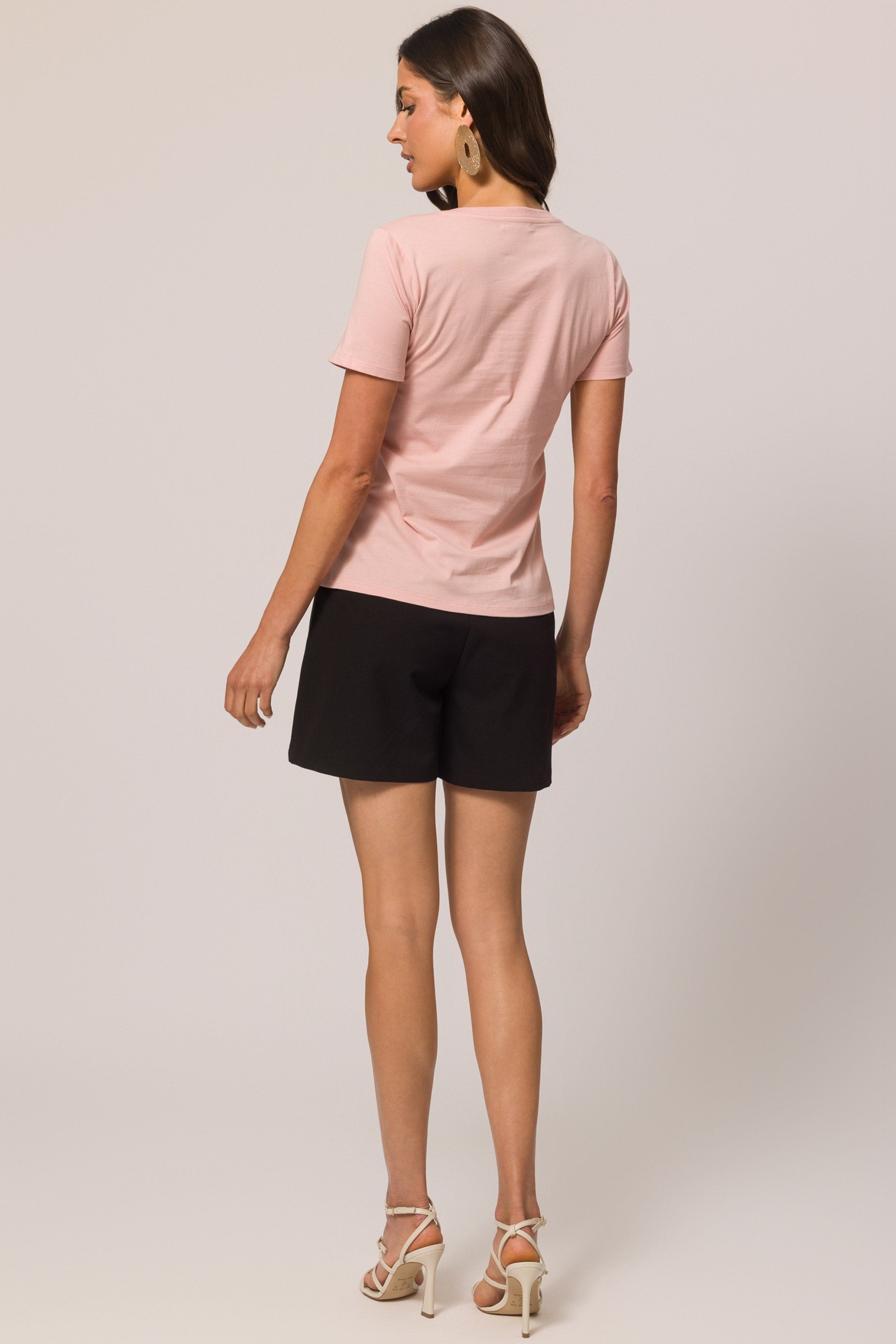 T-shirt em Meia Malha com Estampa Ilustrada