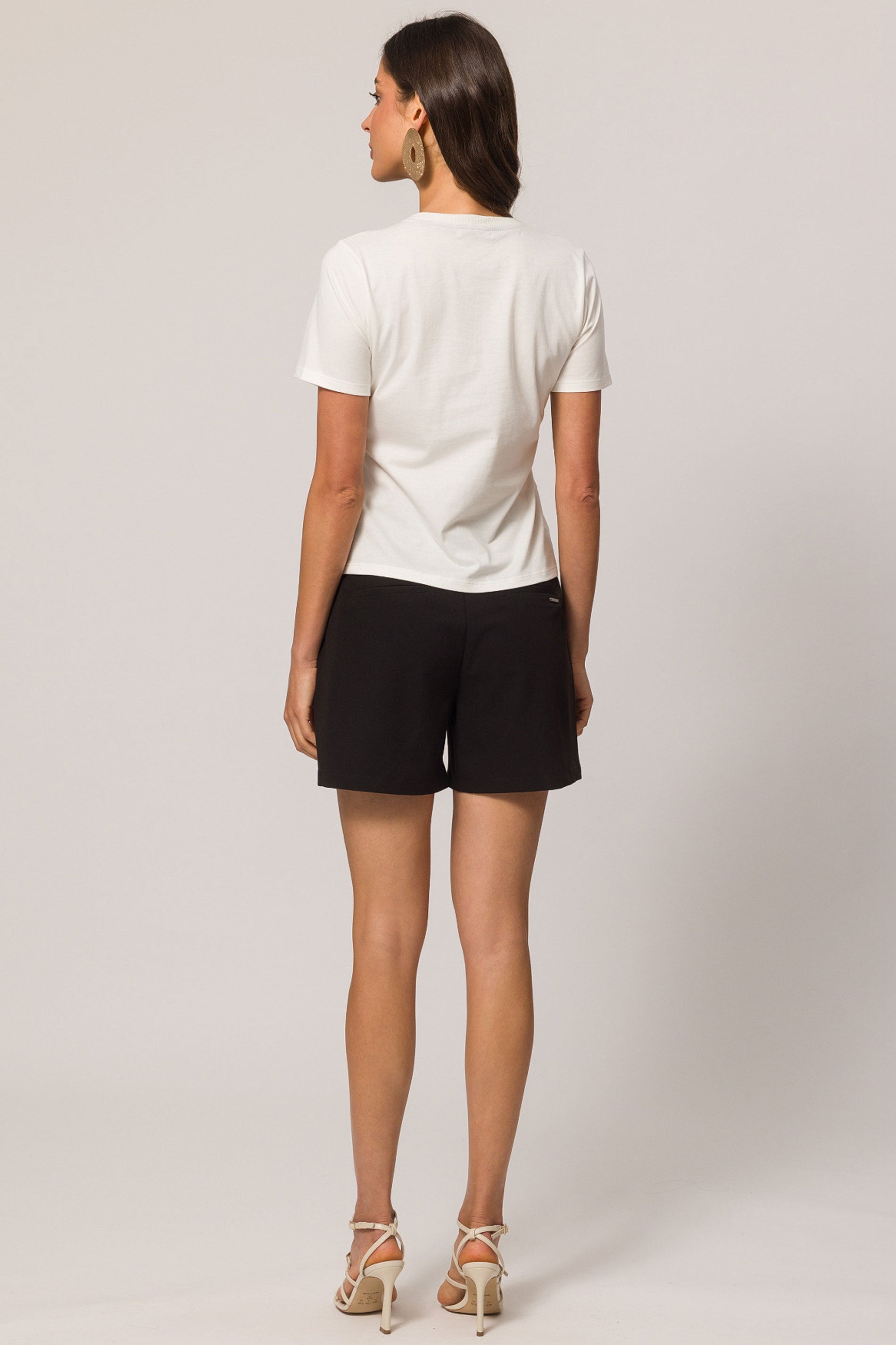 T-shirt em Meia Malha com Estampa Ilustrativa