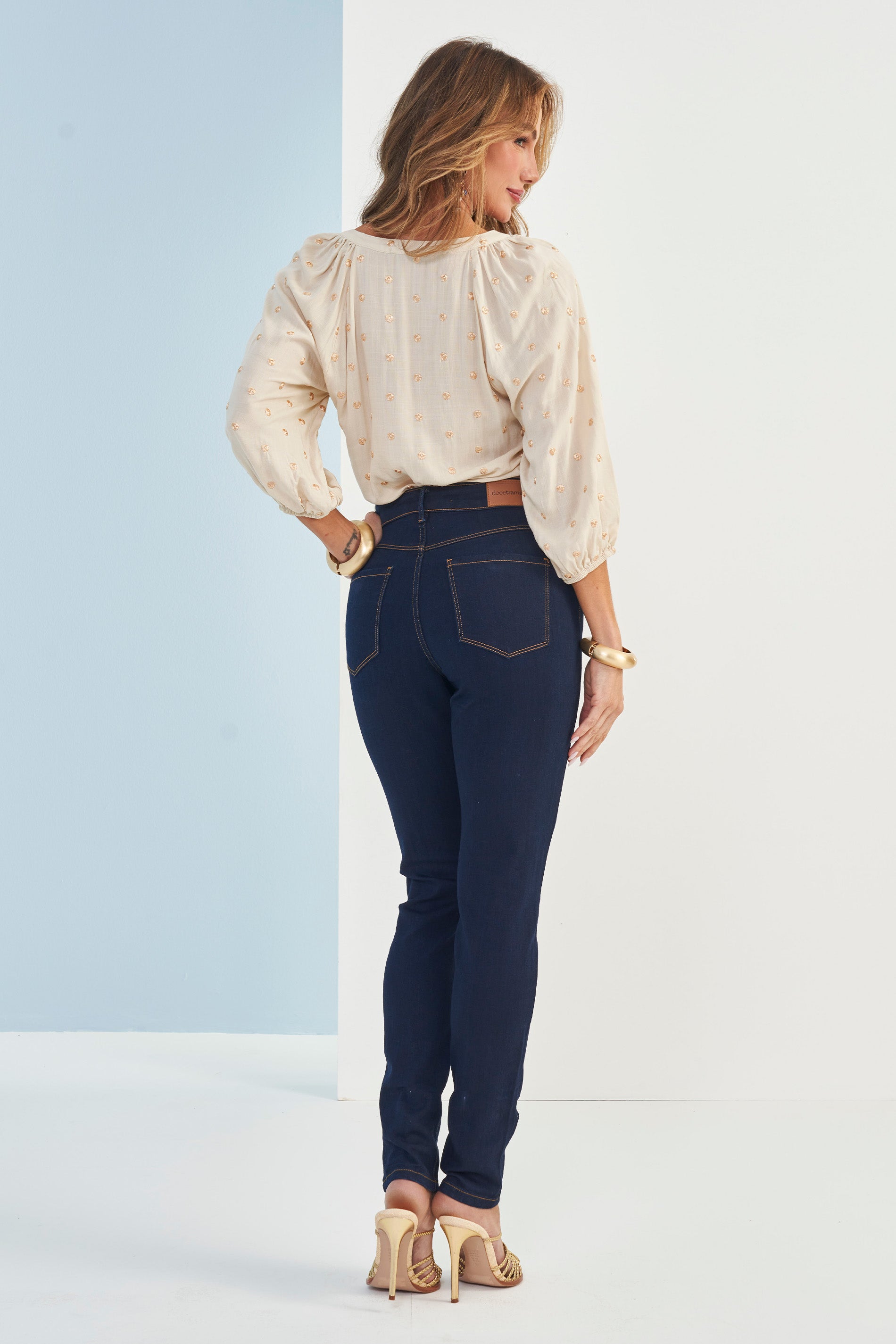 Calça Jeans Brisa Cintura Alta Skinny