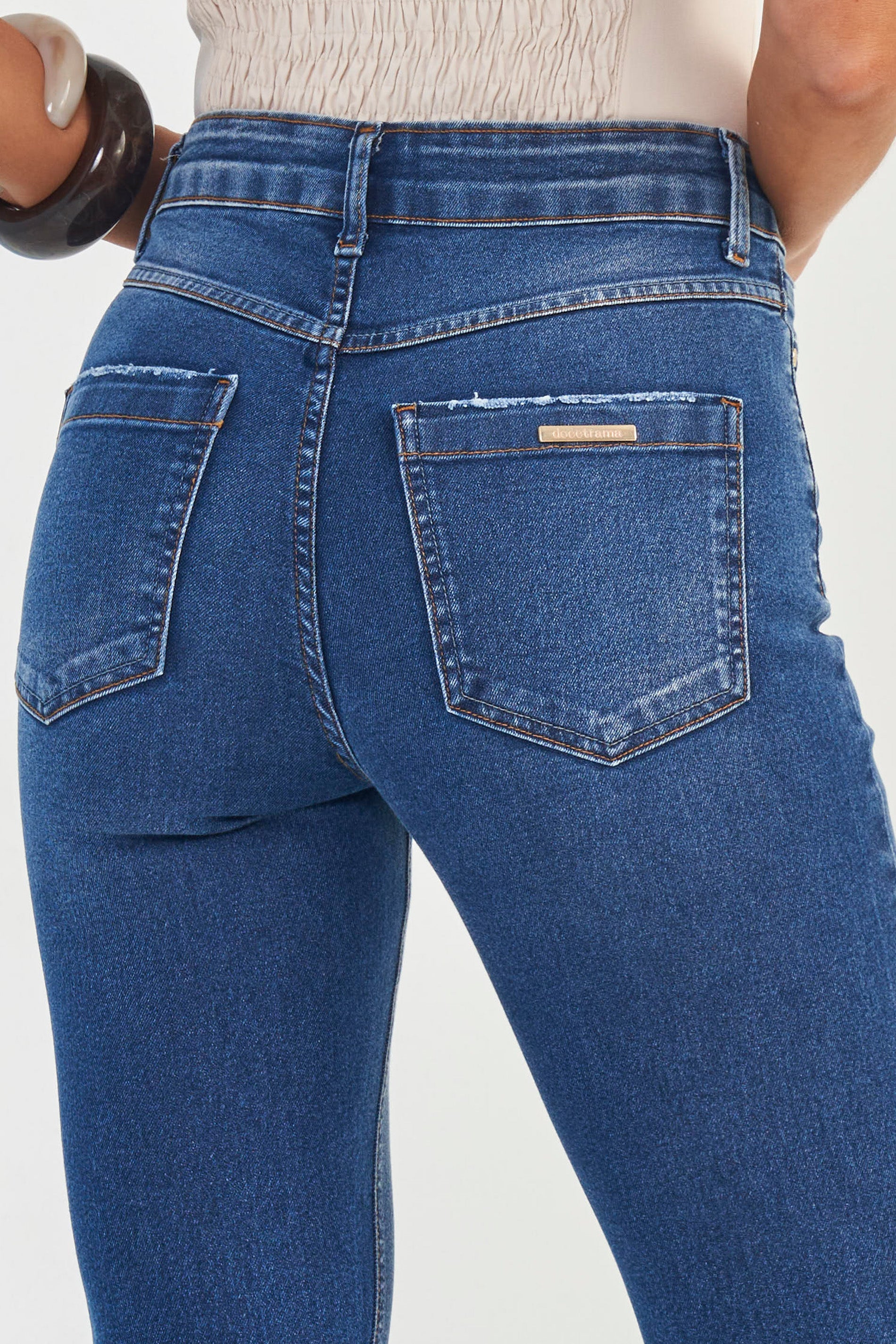 Calça Jeans Cintura Alta Bootcut