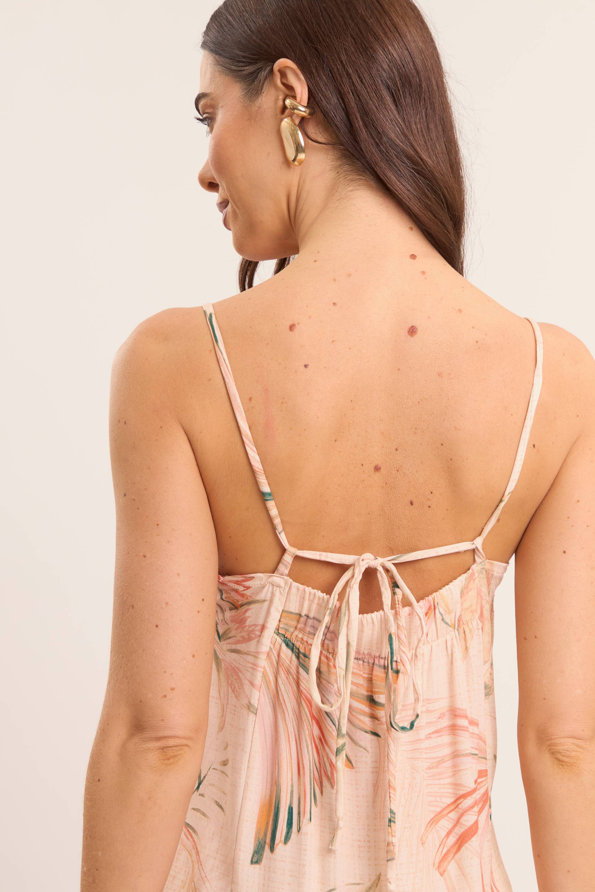 Vestido Longo Veraneio Alça Fina