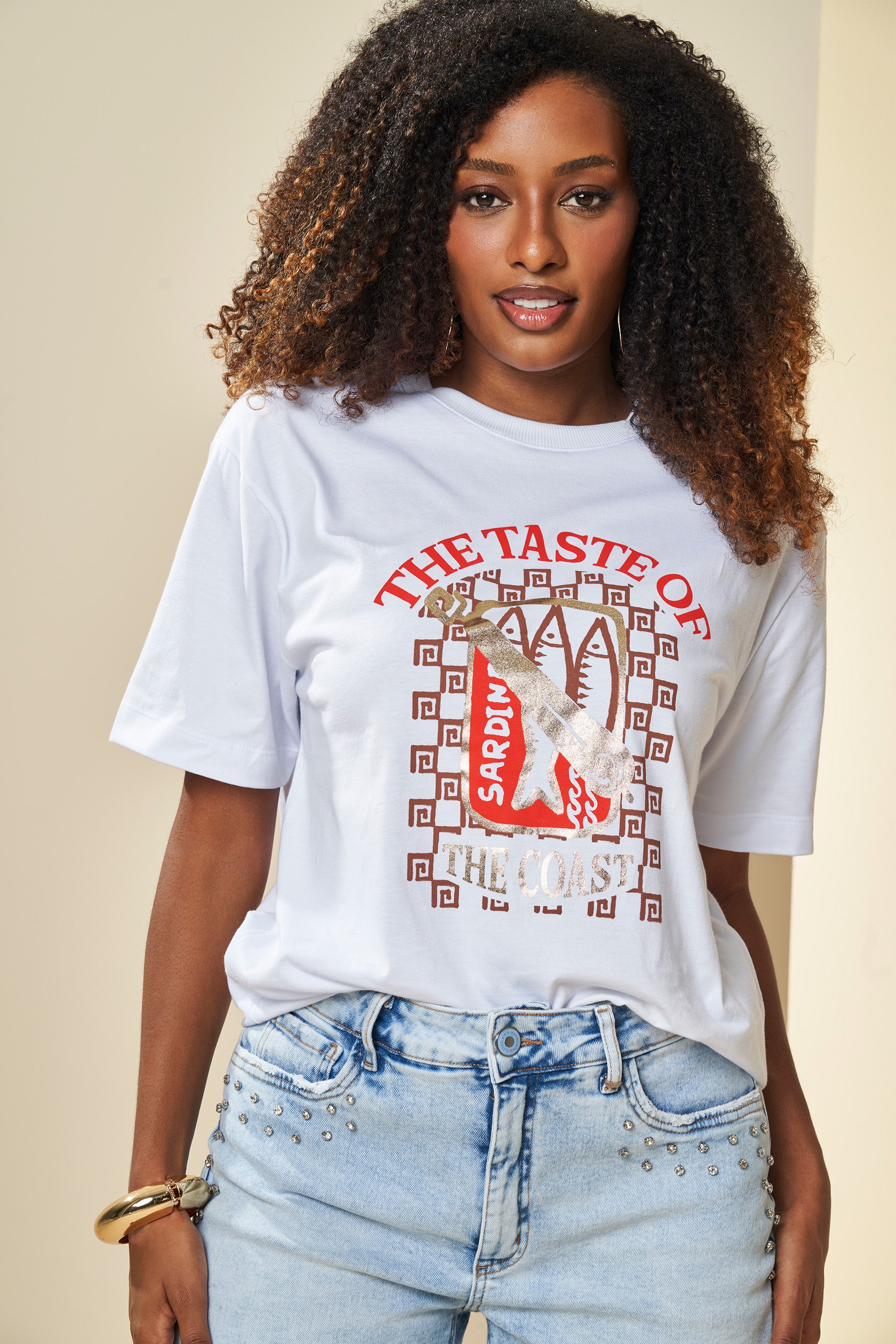 T-Shirt Básica Veraneio Estampada