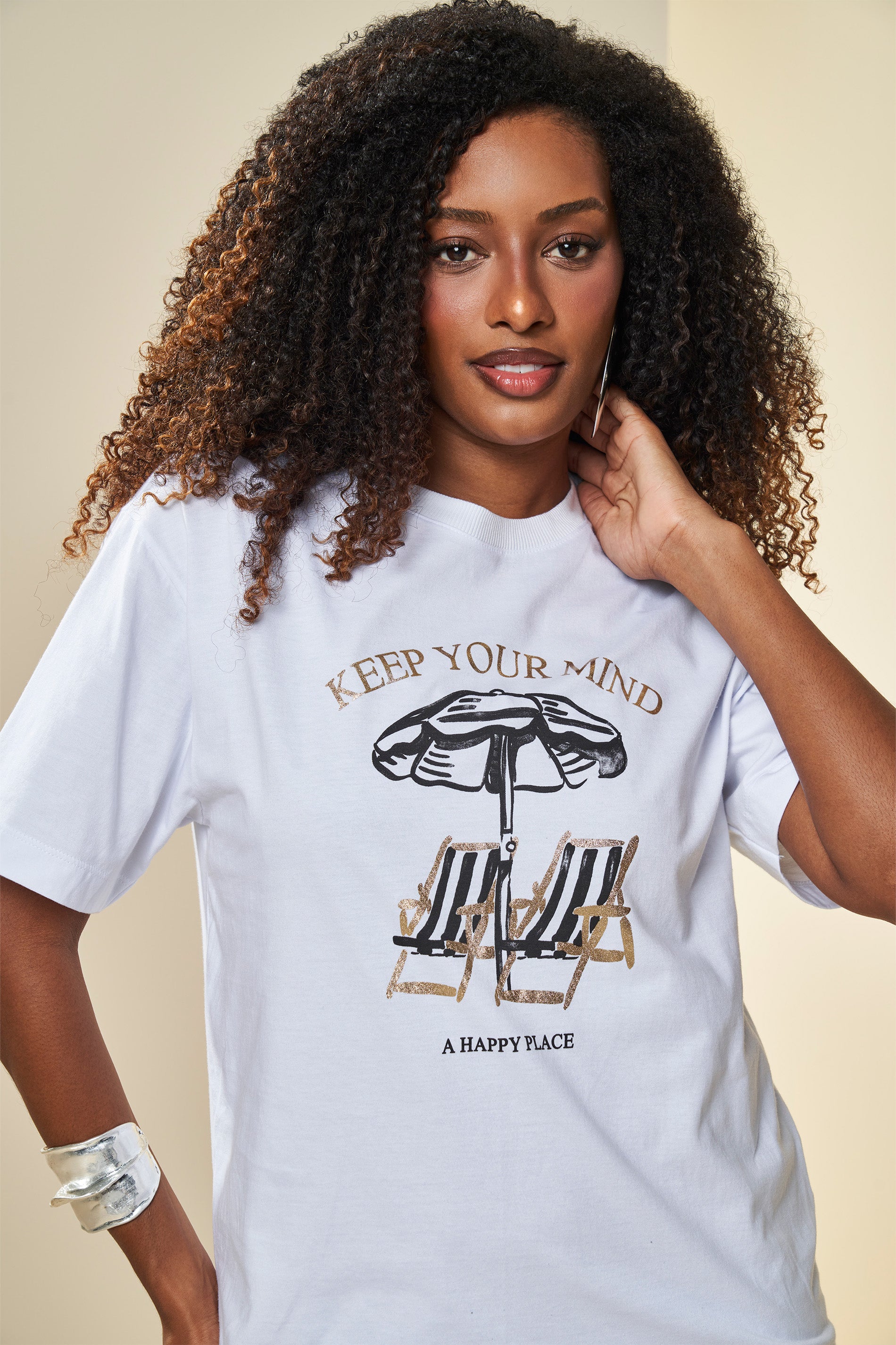 T-Shirt Básica Veraneio Estampada