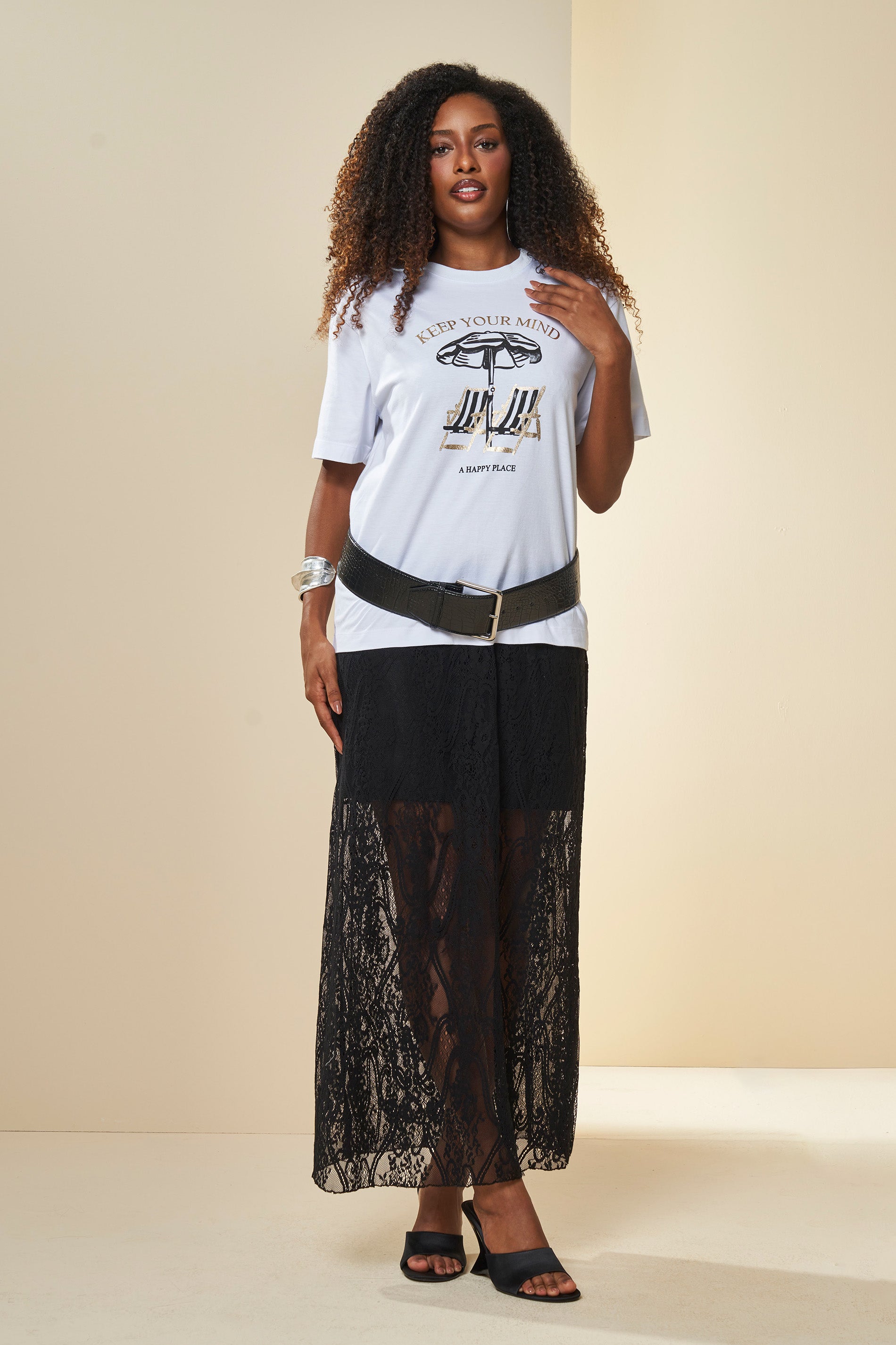 T-Shirt Básica Veraneio Estampada