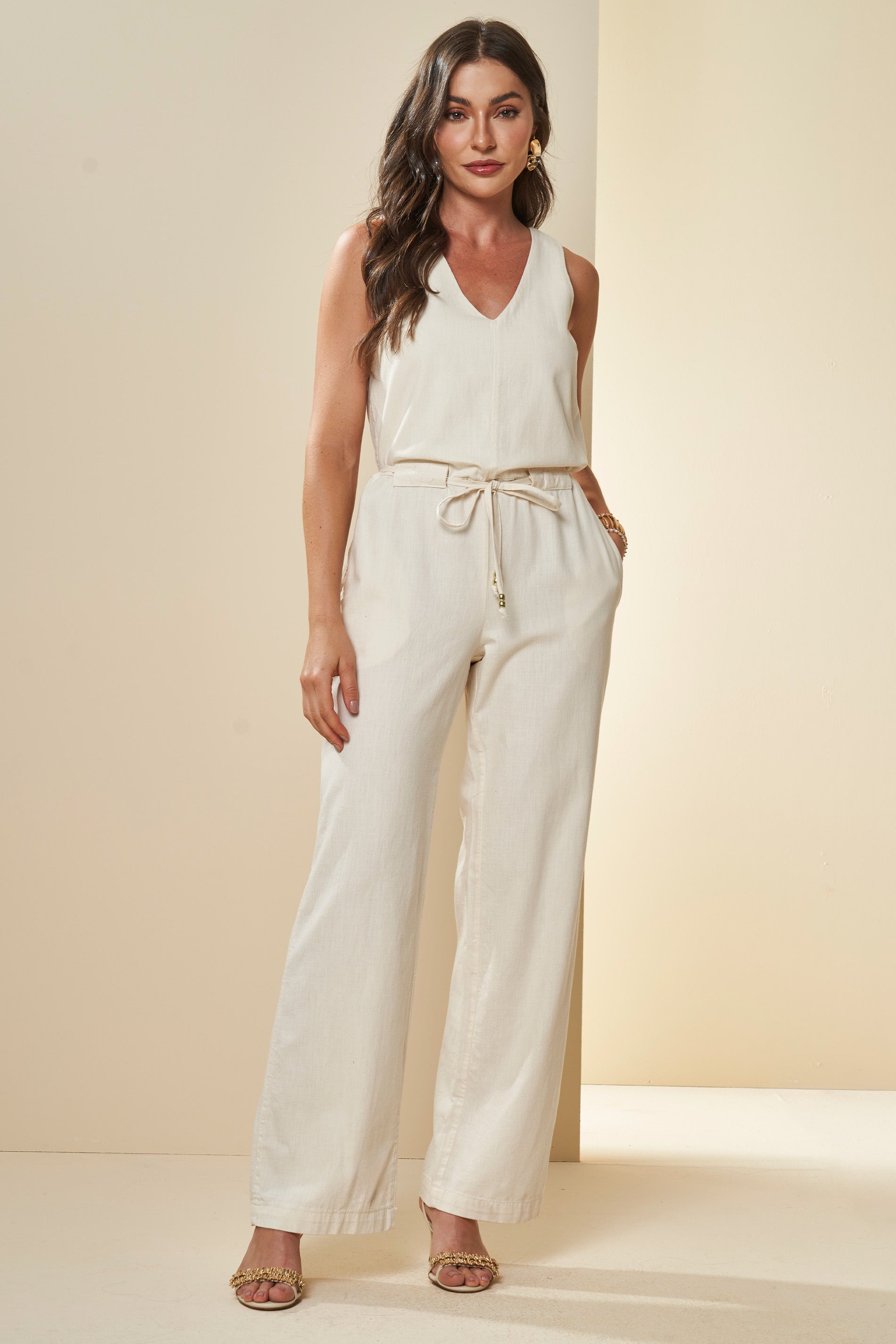 Macacão Brisa em Sarja