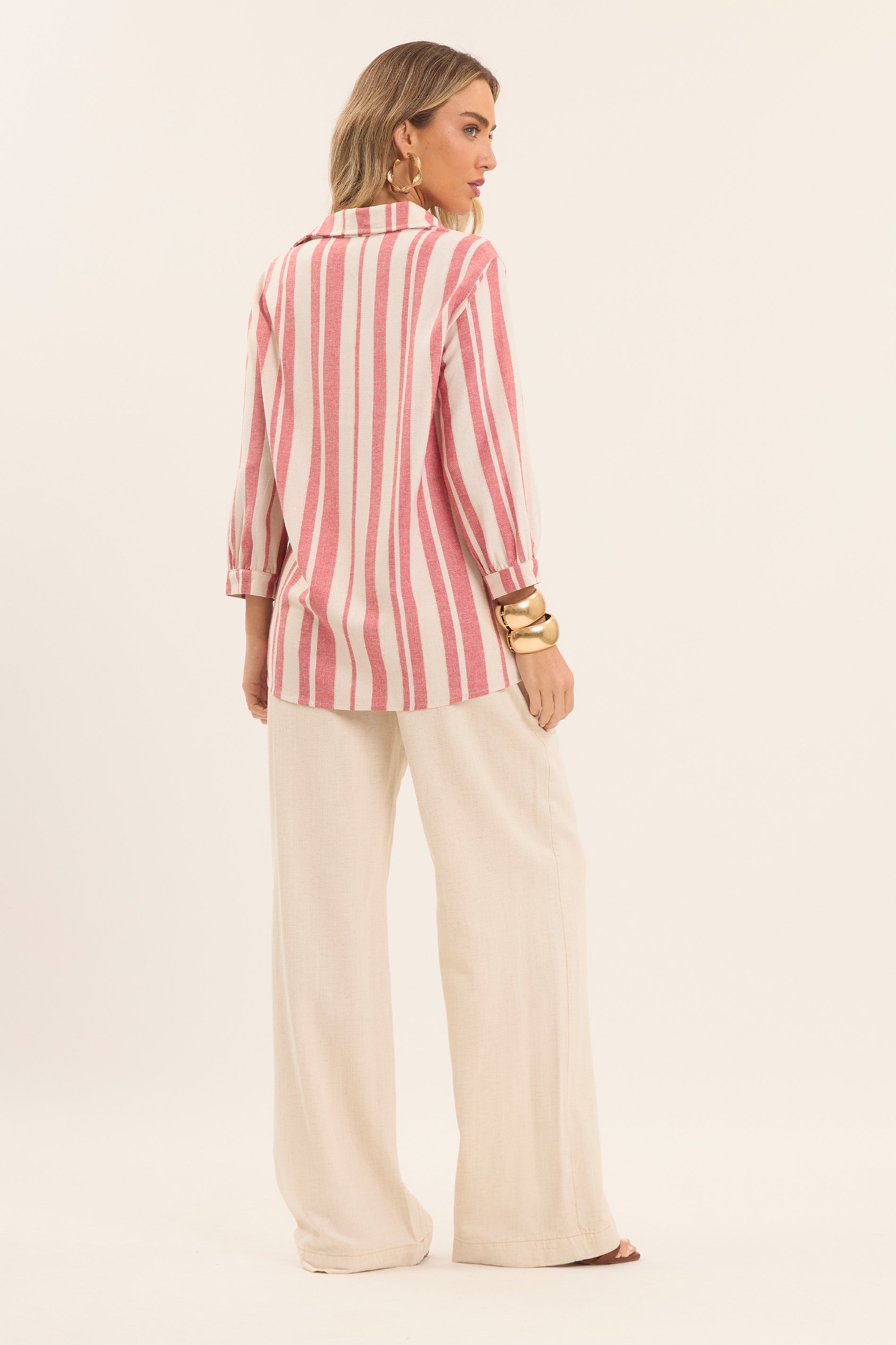 Camisa Manga 3/4 Celebration Bordada