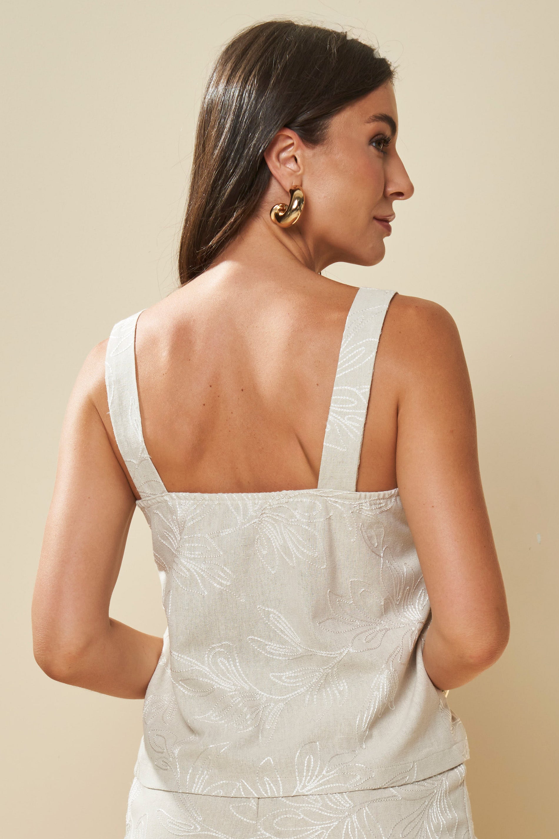 Blusa de Alça Celebration Bordada