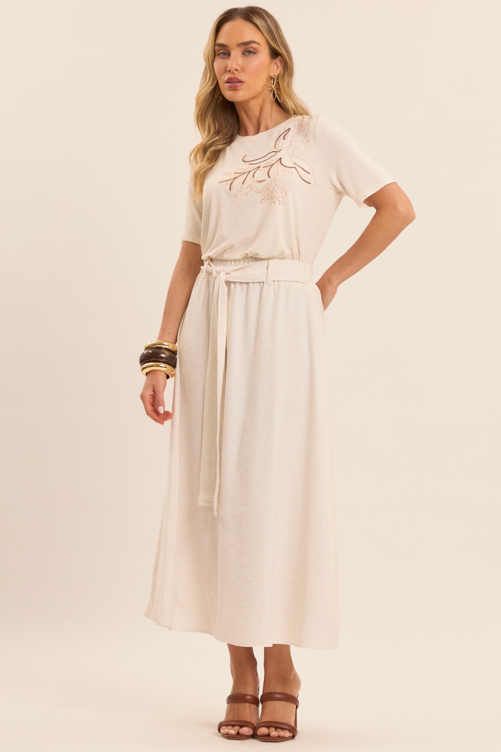 T-Shirt Brisa Bordada