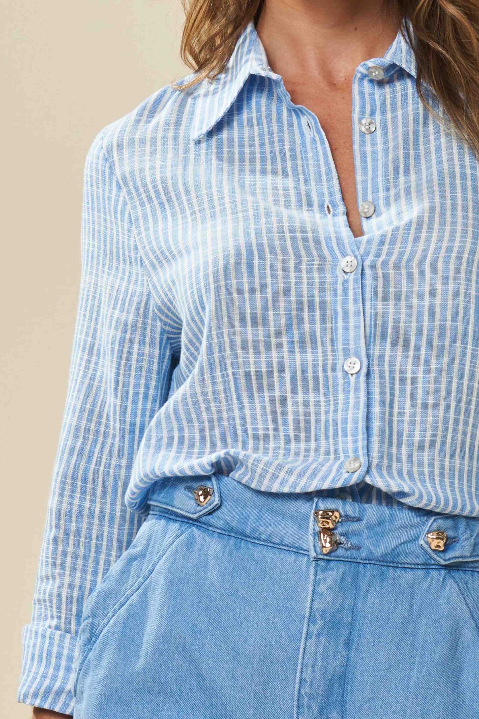 Camisa Manga Longa Brisamar Listrada