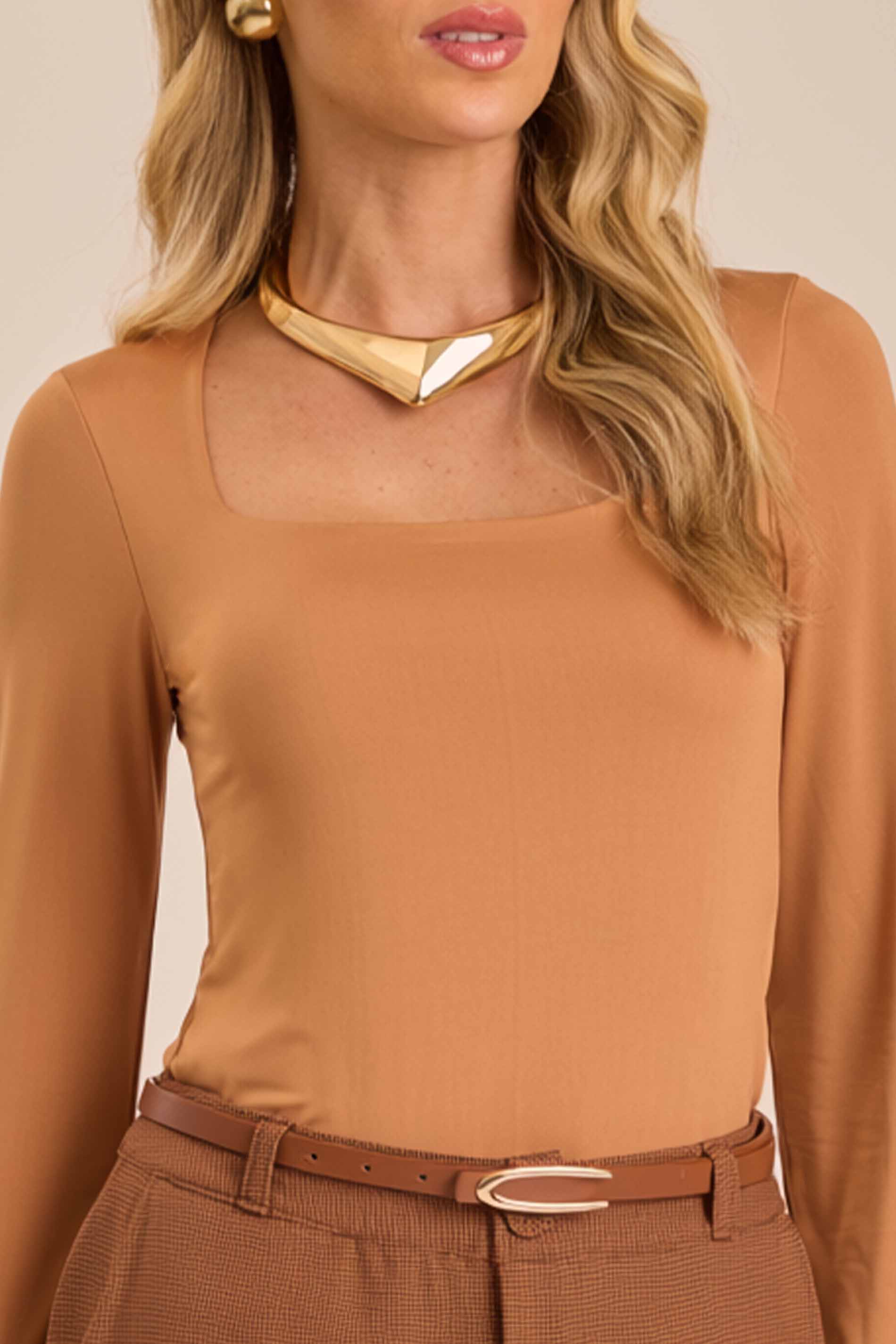Blusa Manga Longa Ethnic Blur